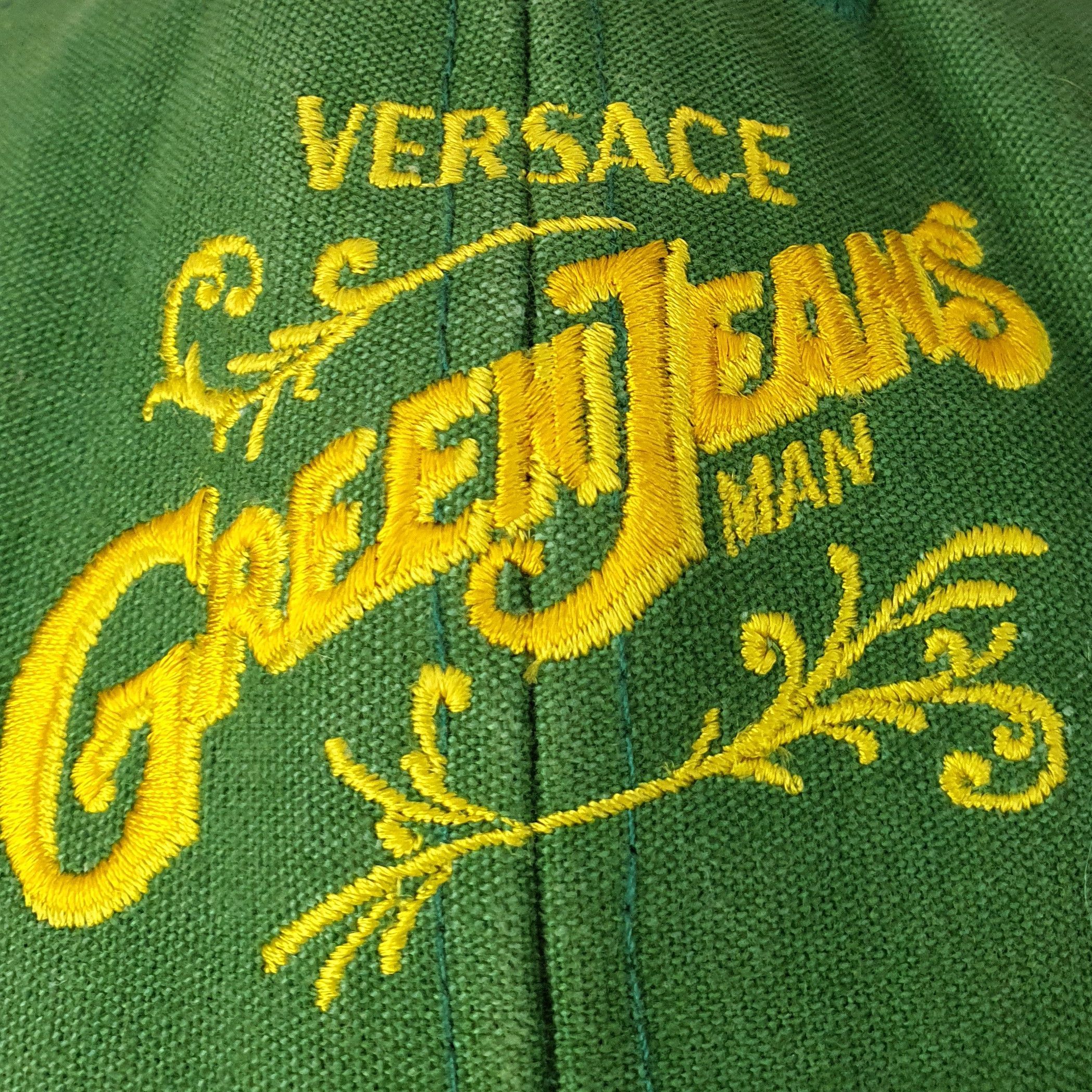 Versace Gianni Versace Vintage Green Jeans Hat Size ONE SIZE - 2 Thumbnail