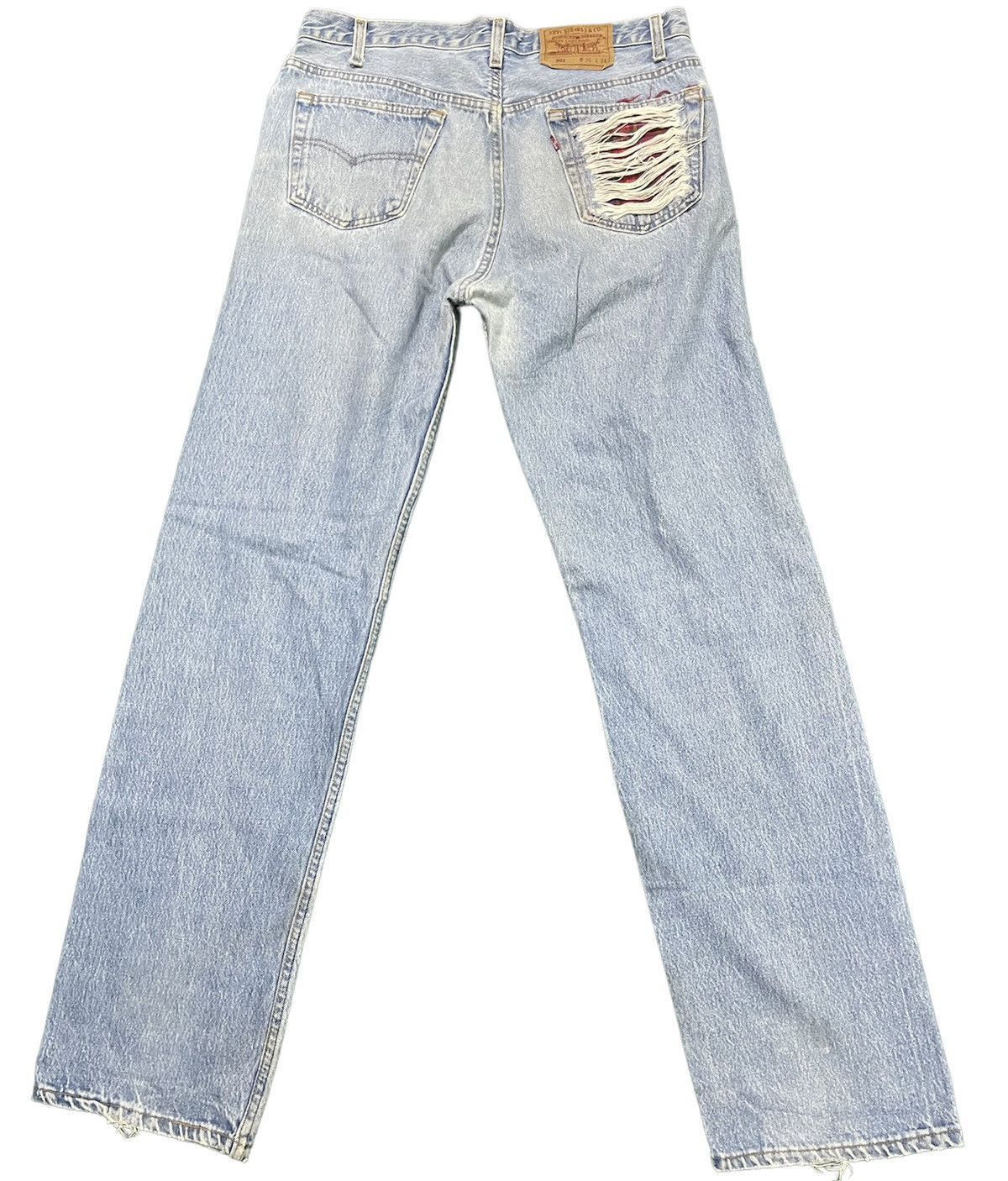 Levi's VINTAGE LEVI'S 501 xx 90s JEANS USA Size US 35 - 2 Thumbnail
