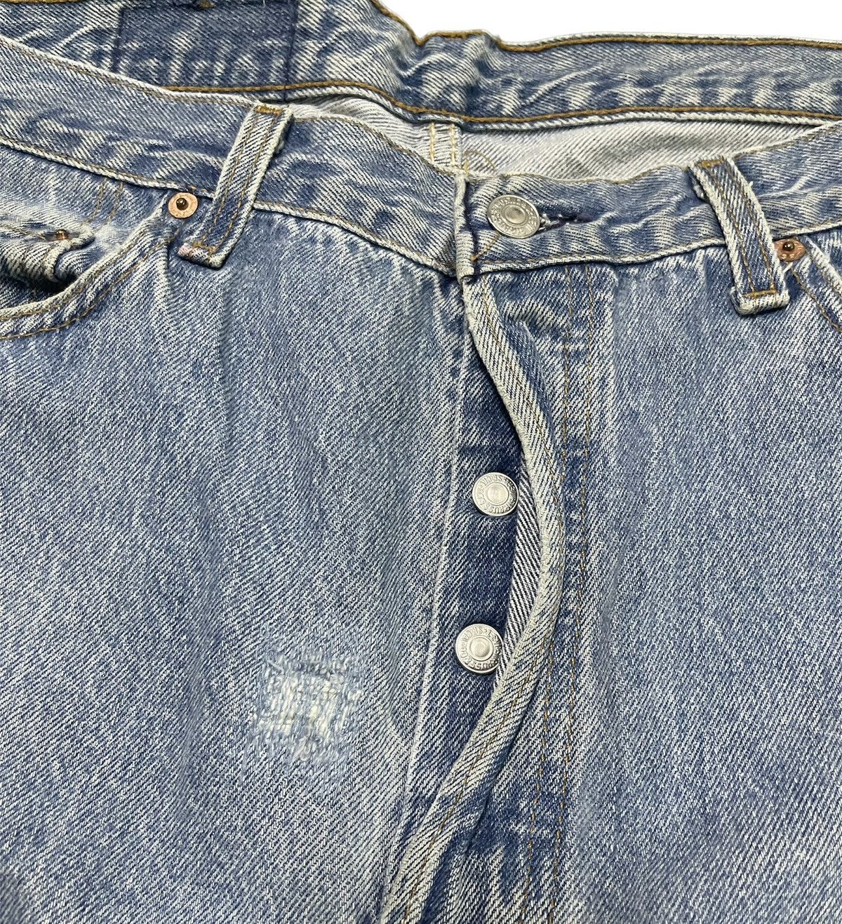 Levi's VINTAGE LEVI'S 501 xx 90s JEANS USA Size US 35 - 9 Thumbnail