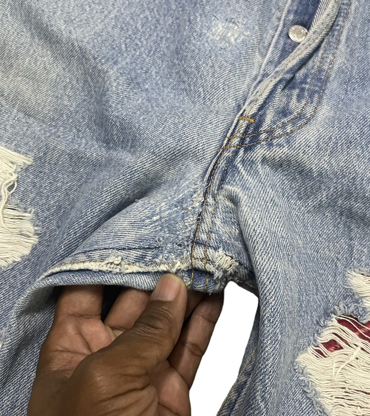 Levi's VINTAGE LEVI'S 501 xx 90s JEANS USA Size US 35 - 8 Thumbnail