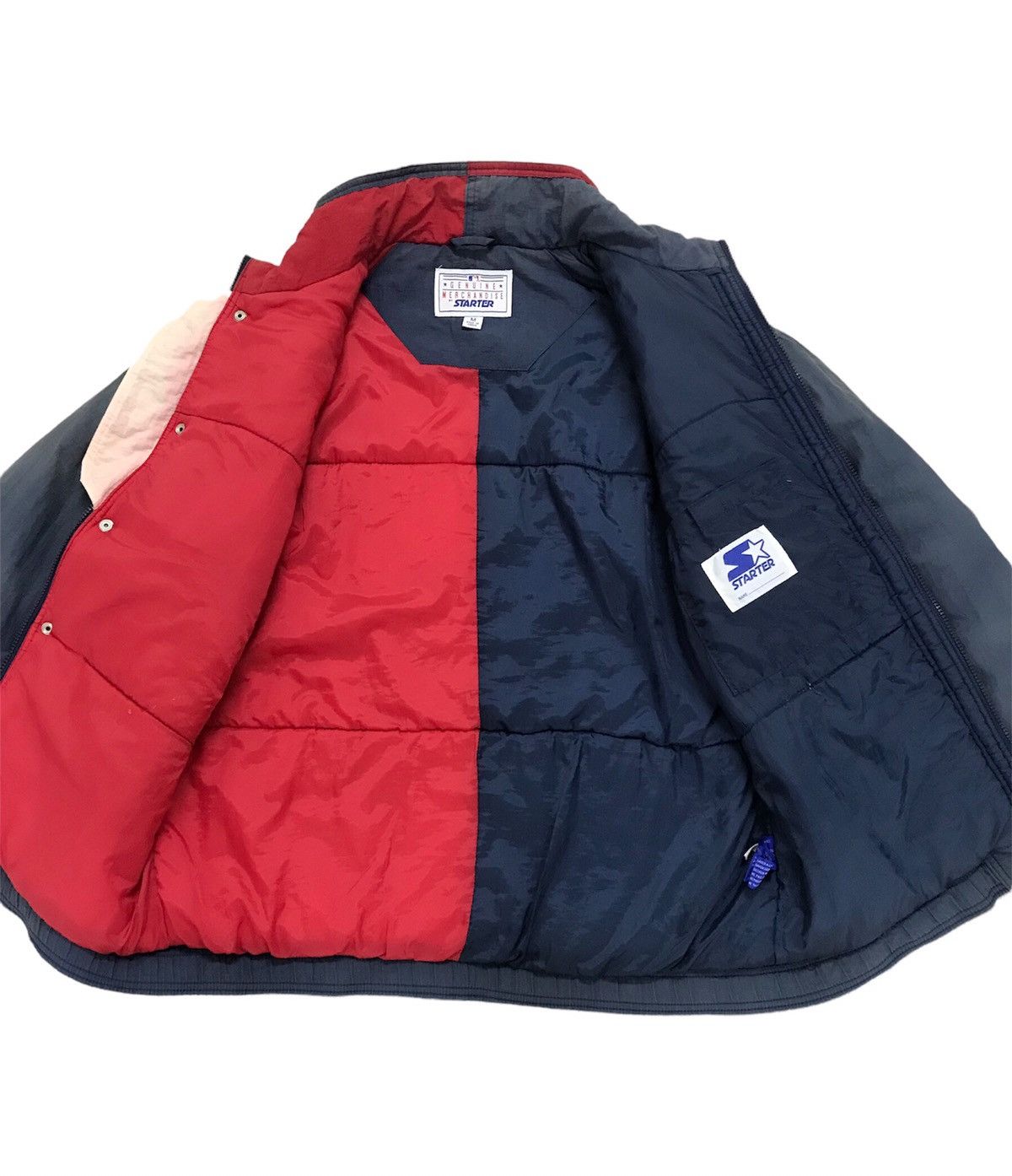 MLB × Starter Vintage Cleveland Indians by Starter bomber Jacket MLB Size US M / EU 48-50 / 2 - 3 Thumbnail