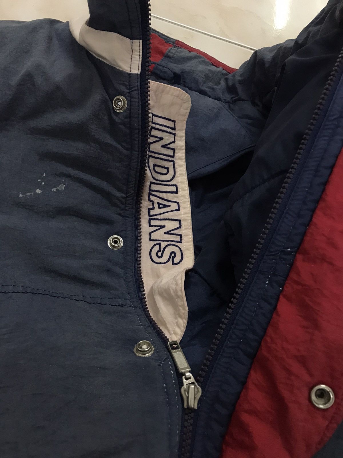 MLB × Starter Vintage Cleveland Indians by Starter bomber Jacket MLB Size US M / EU 48-50 / 2 - 7 Thumbnail
