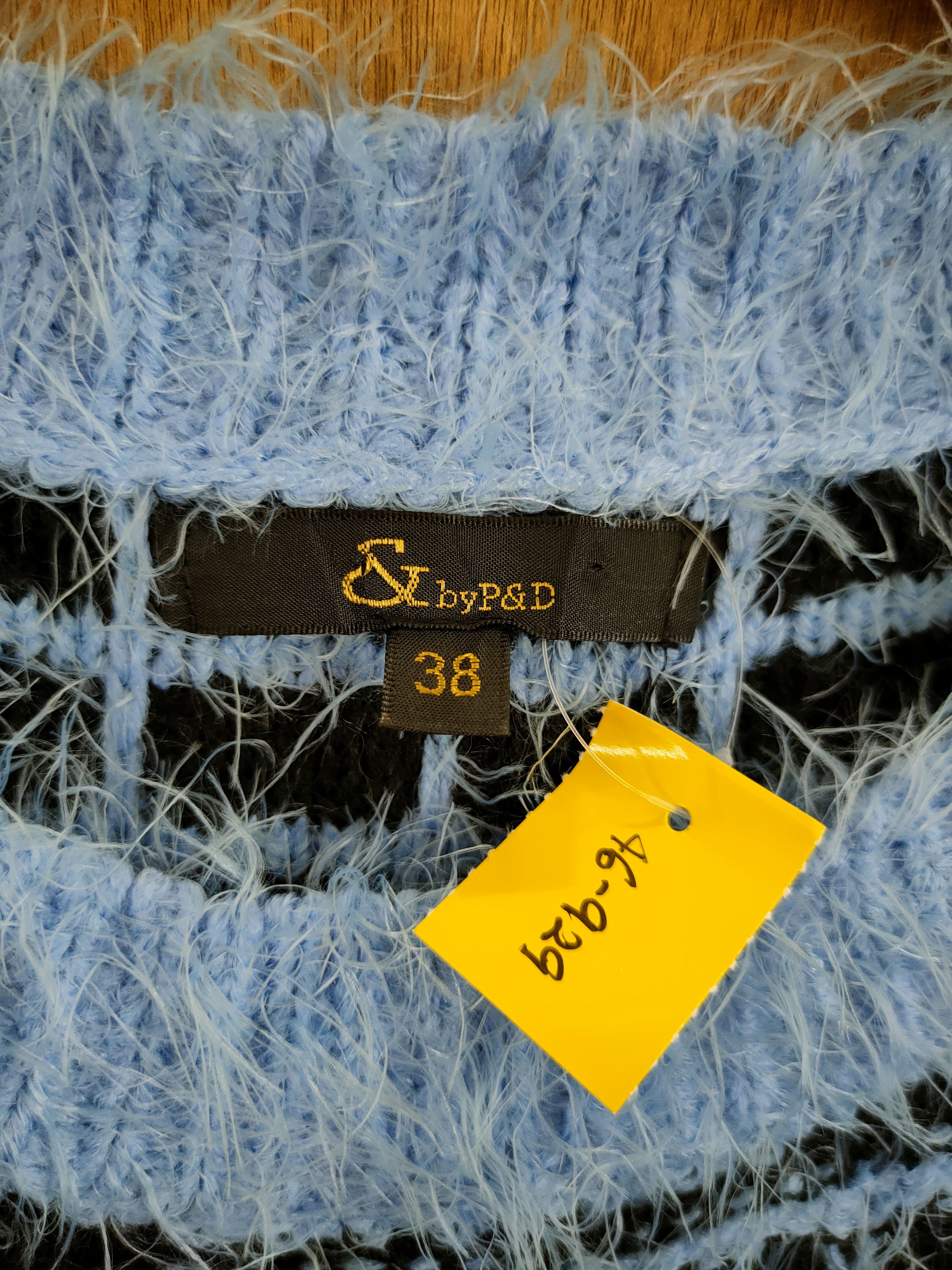 Hypebeast & by P&D checkered fur shaggy mohair knitted #46-929DL Size US S / EU 44-46 / 1 - 5 Thumbnail