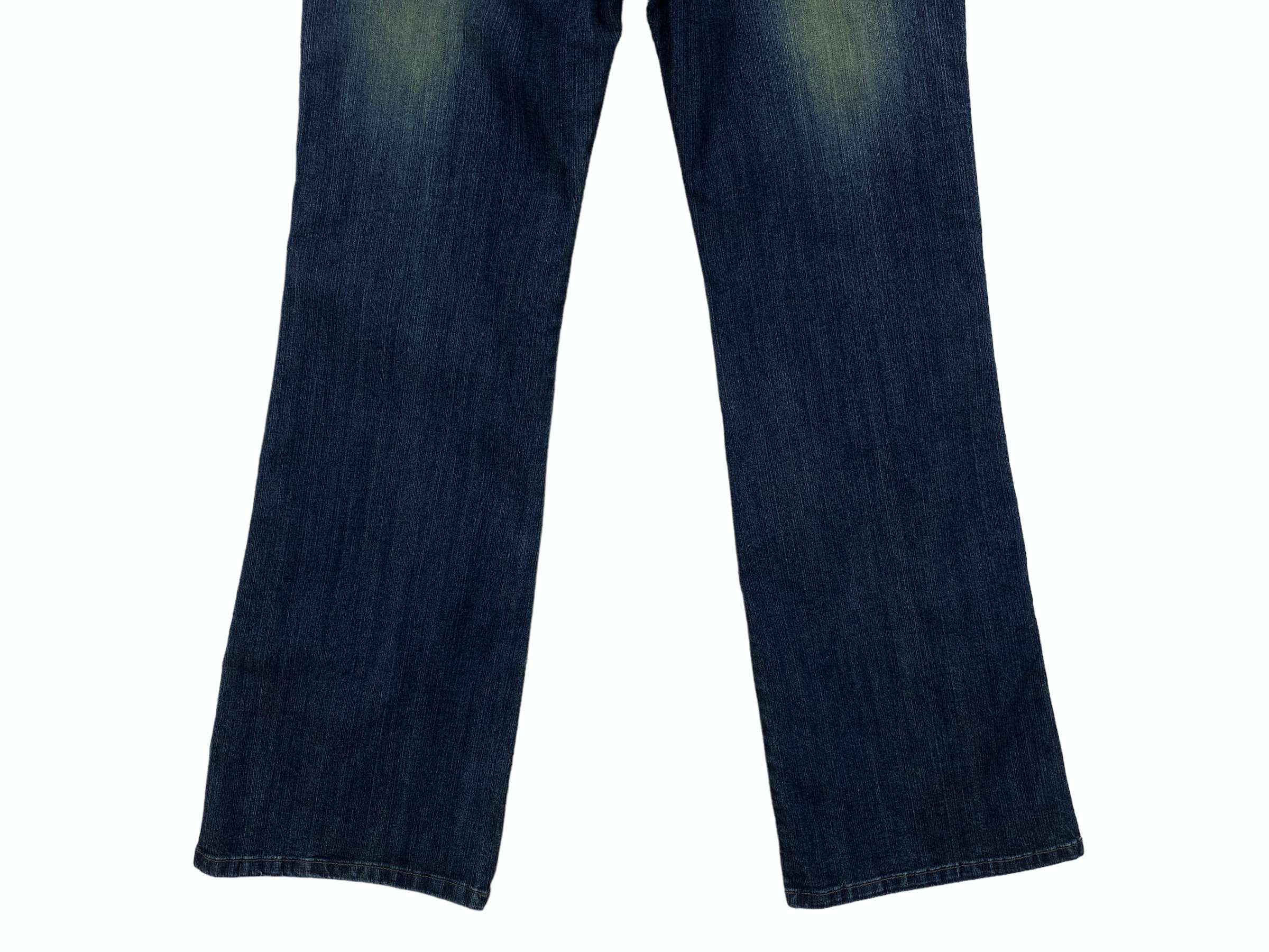 Japanese Brand Carouge Bootcut Jeans Flare Jeans Embroided Jeans Size 29" - 8 Thumbnail