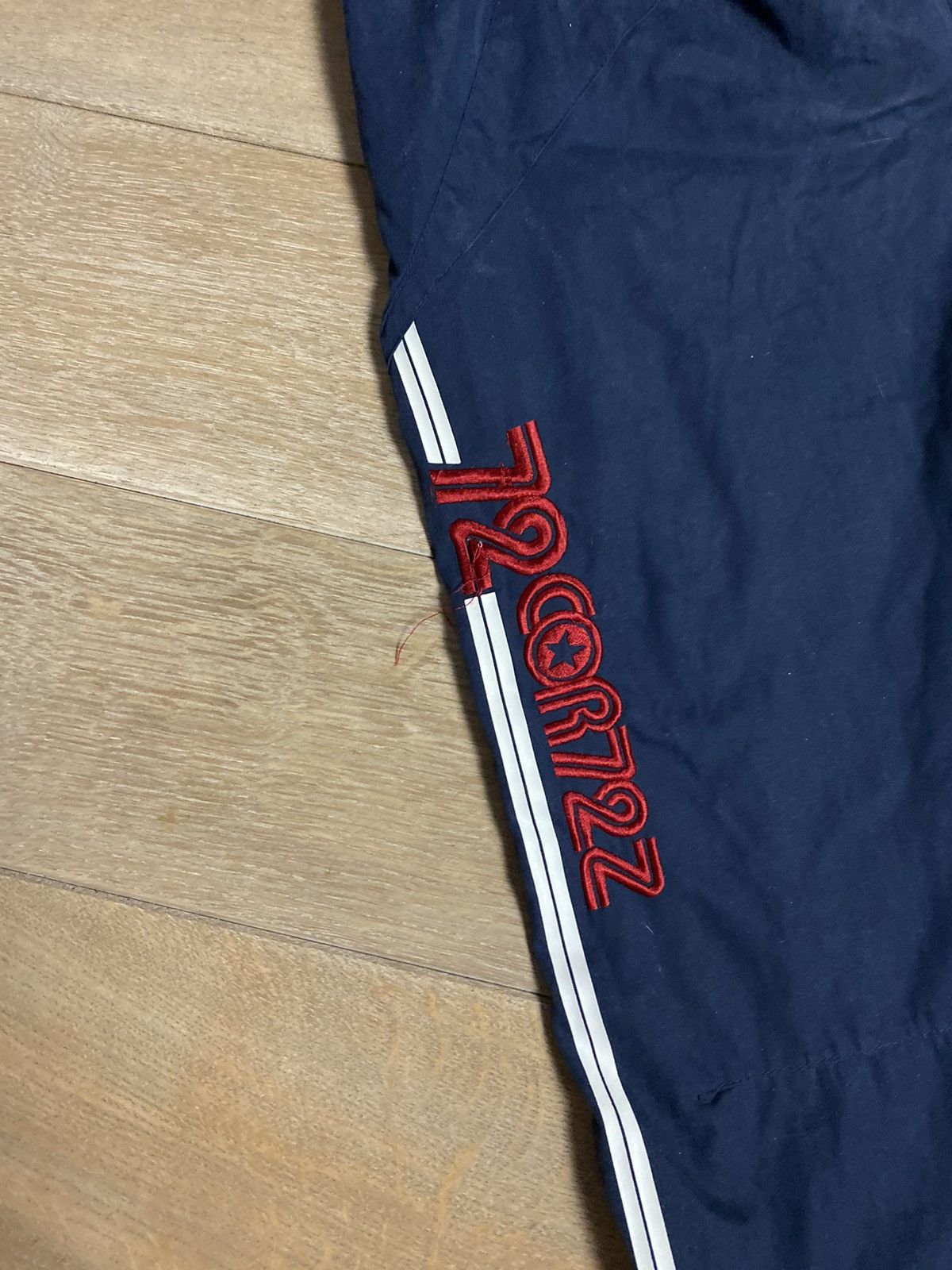 Nike × Vintage Nike vintage navy track pants small swoosh 2000s cortez 72 Size US 28 / EU 44 - 7 Thumbnail