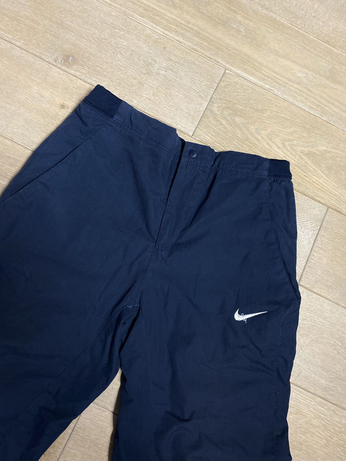 Nike × Vintage Nike vintage navy track pants small swoosh 2000s cortez 72 Size US 28 / EU 44 - 2 Thumbnail
