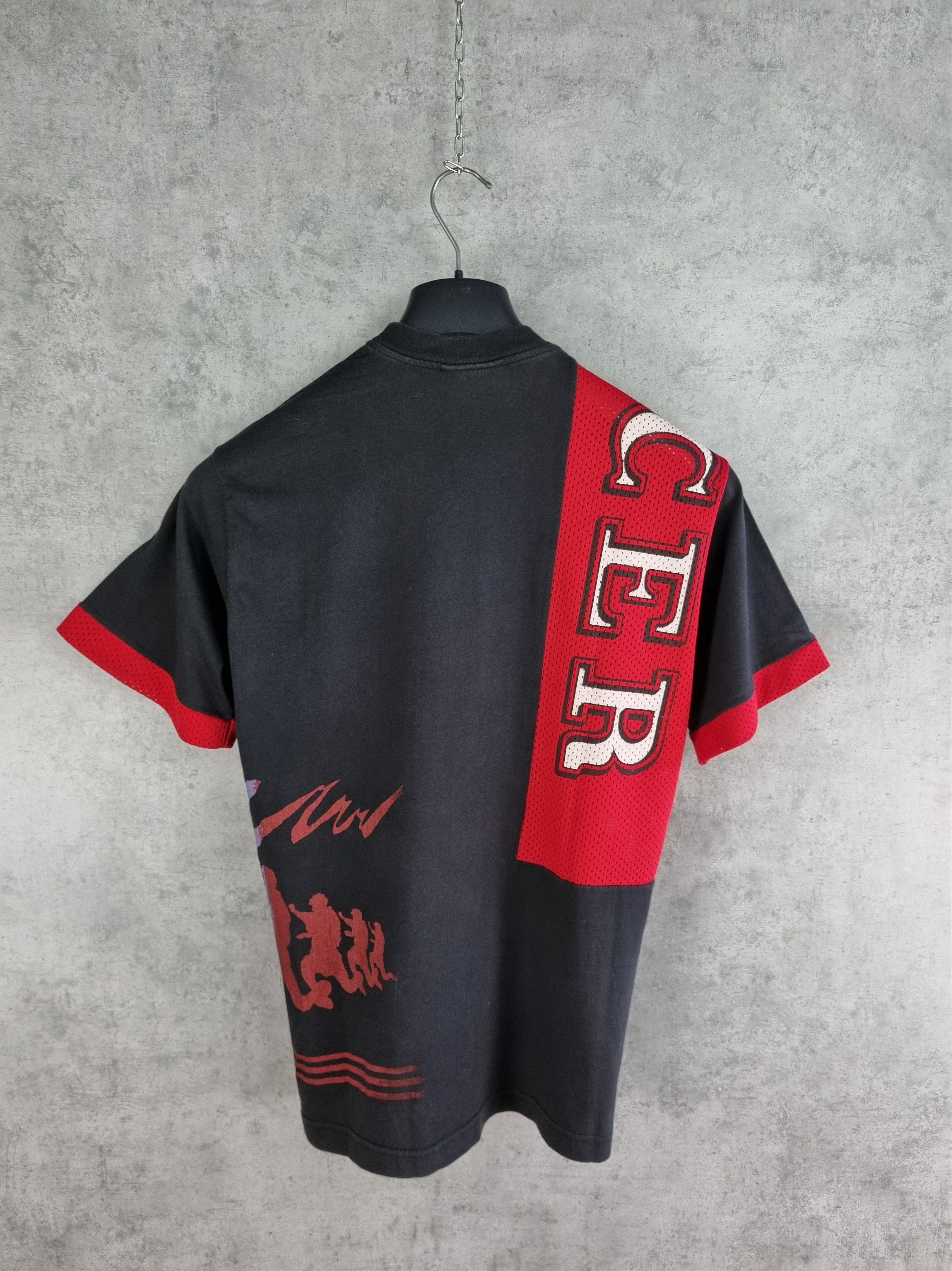 Adidas × Vintage Rare Adidas Soccer all over print Tee Shirt Size US S / EU 44-46 / 1 - 2 Thumbnail