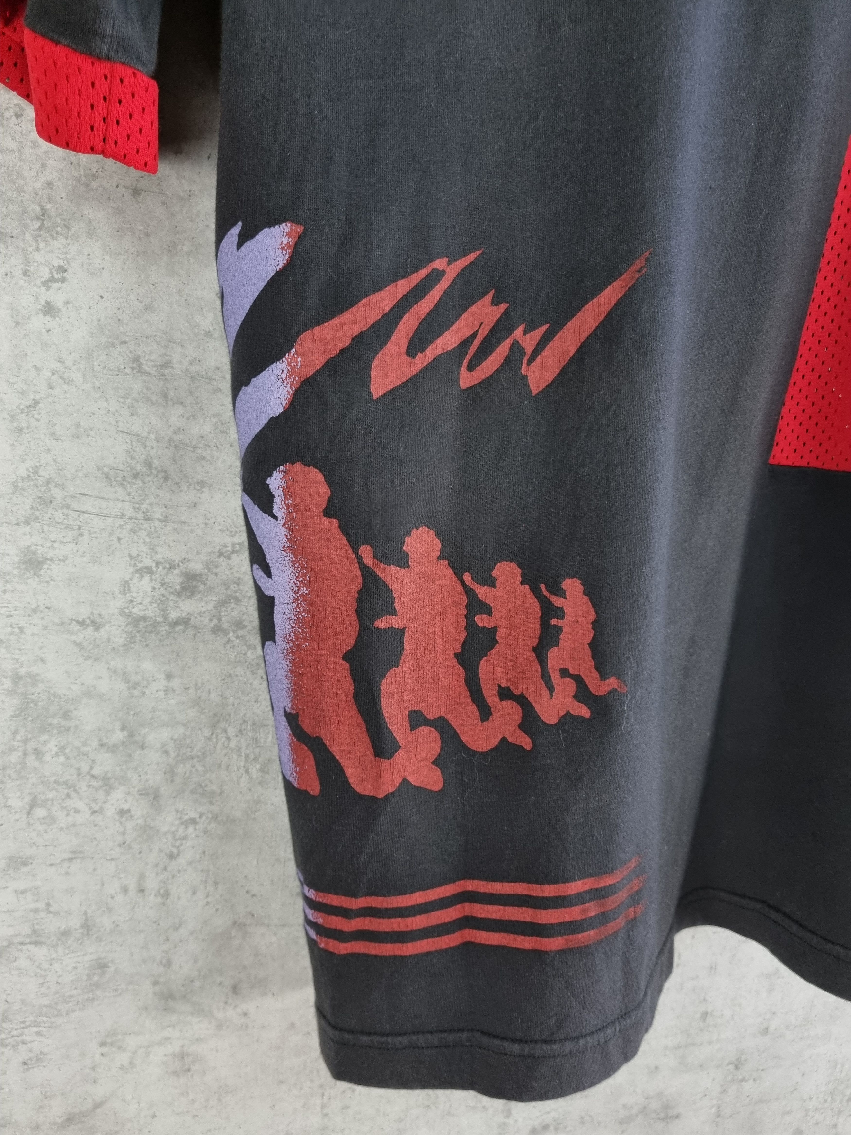 Adidas × Vintage Rare Adidas Soccer all over print Tee Shirt Size US S / EU 44-46 / 1 - 7 Thumbnail