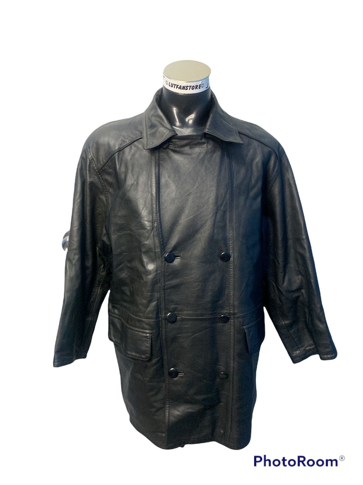 Designer × Pierre Balmain Pierre Balmain Paris Leather Coat Pattern Size US M / EU 48-50 / 2 - 3 Thumbnail