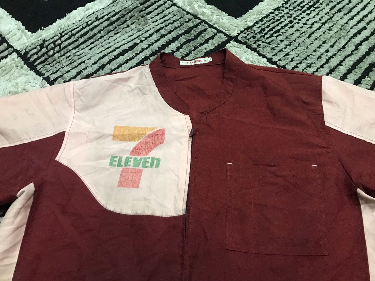 Uniform Wares Vintage 7 eleven uniform zipper shirt Size US L / EU 52-54 / 3 - 2 Thumbnail