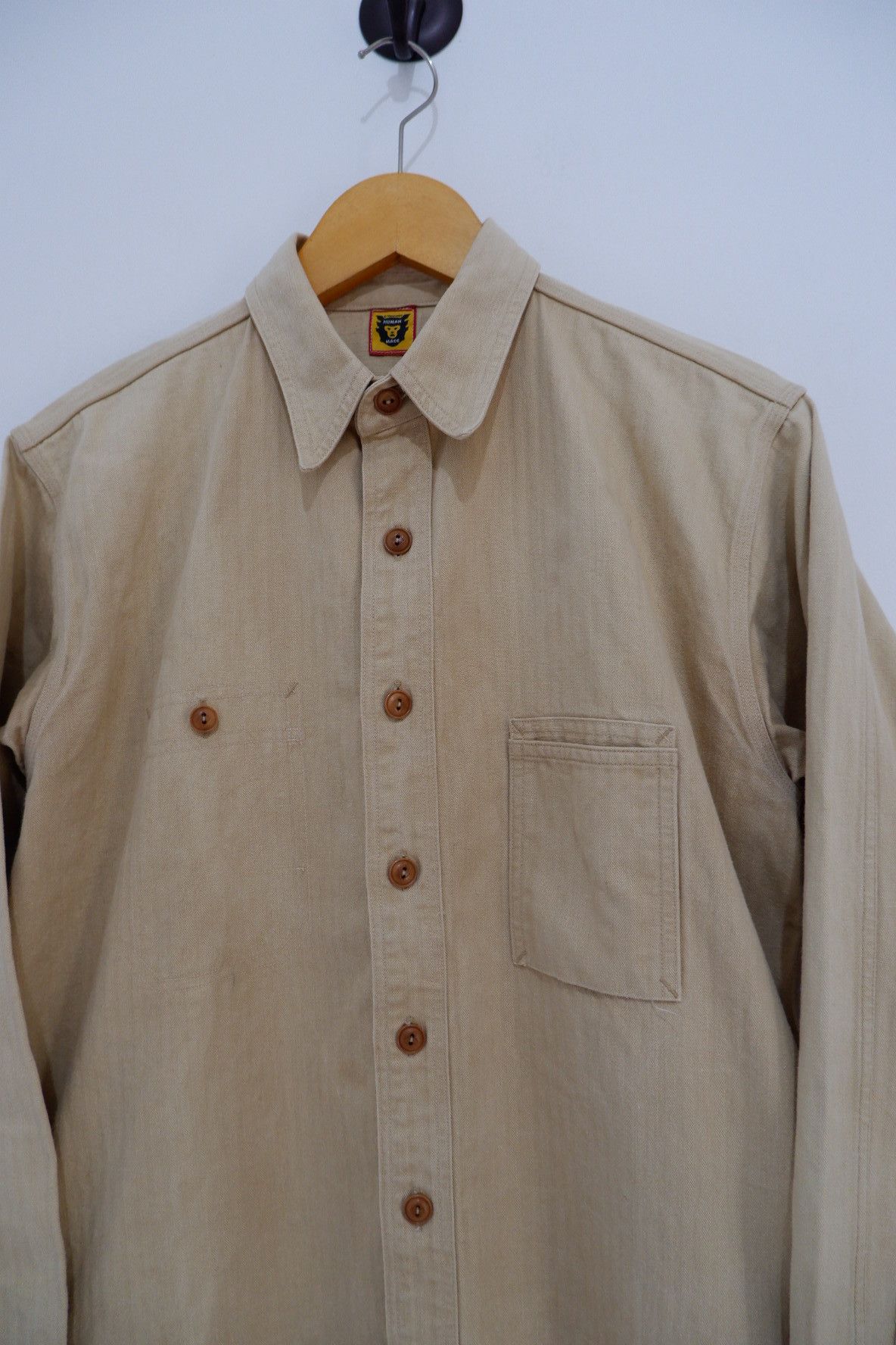 Human Made Human Made Herringbone Cotton Heavy Shirt Size US S / EU 44-46 / 1 - 3 Thumbnail