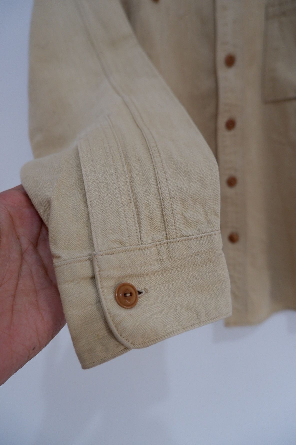 Human Made Human Made Herringbone Cotton Heavy Shirt Size US S / EU 44-46 / 1 - 4 Thumbnail