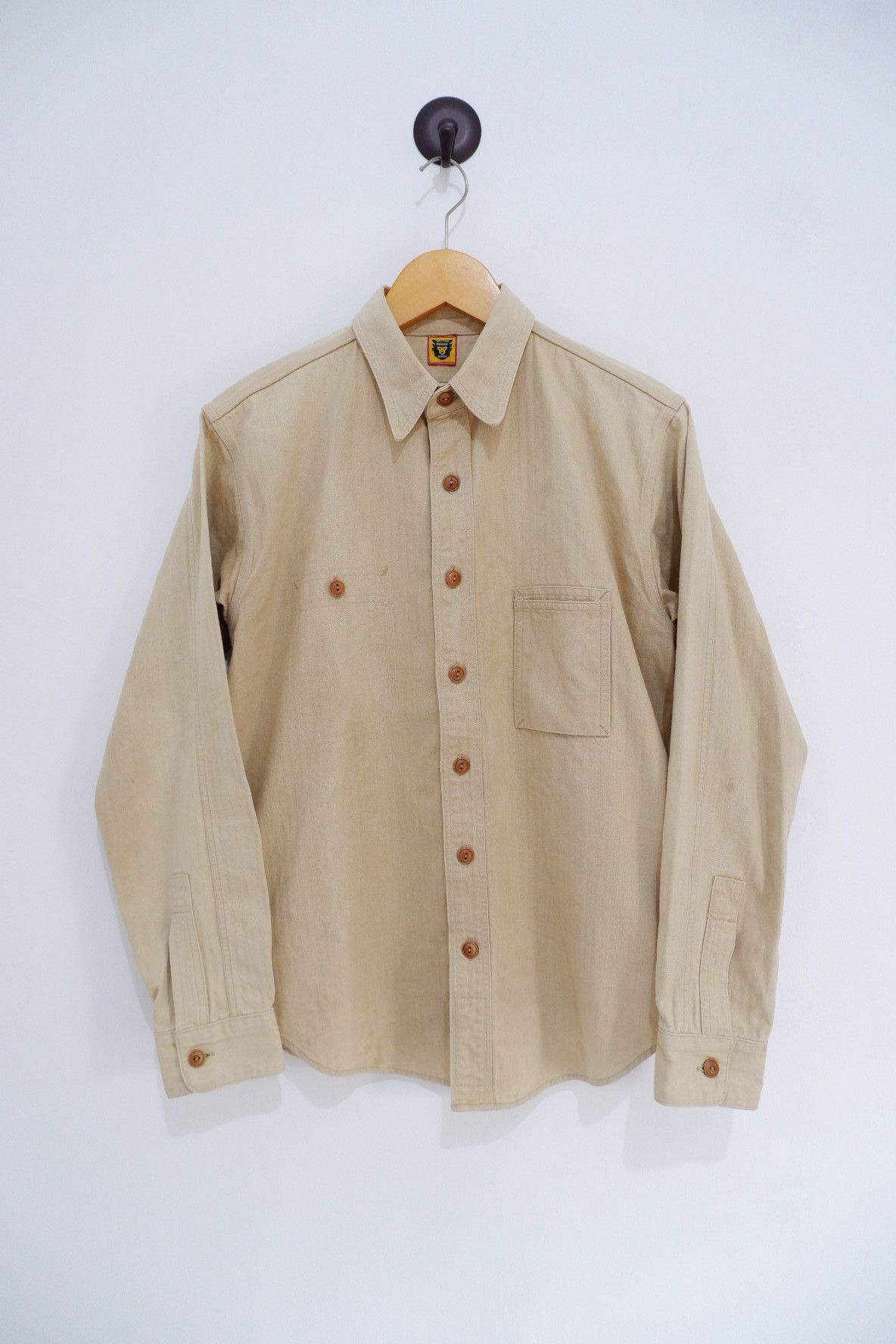 Human Made Human Made Herringbone Cotton Heavy Shirt Size US S / EU 44-46 / 1 - 1 Thumbnail
