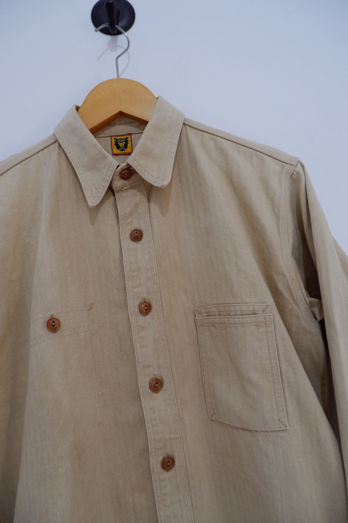 Human Made Human Made Herringbone Cotton Heavy Shirt Size US S / EU 44-46 / 1 - 5 Thumbnail