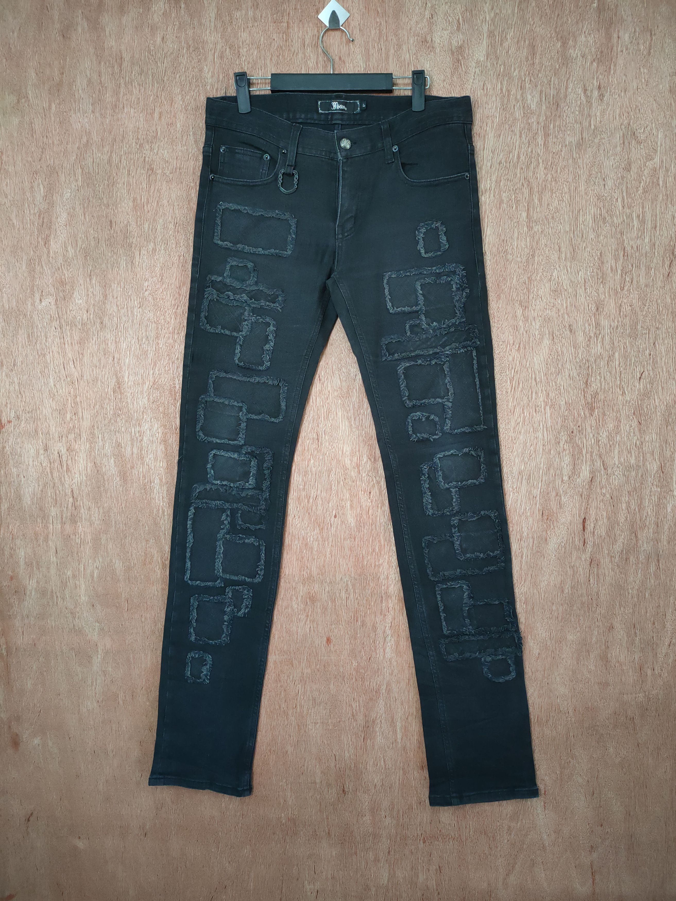 Vintage MIDAS SKINNY JEANS HAGI PATCHWORK/ HYSTERIC GLAMOUR STYLE