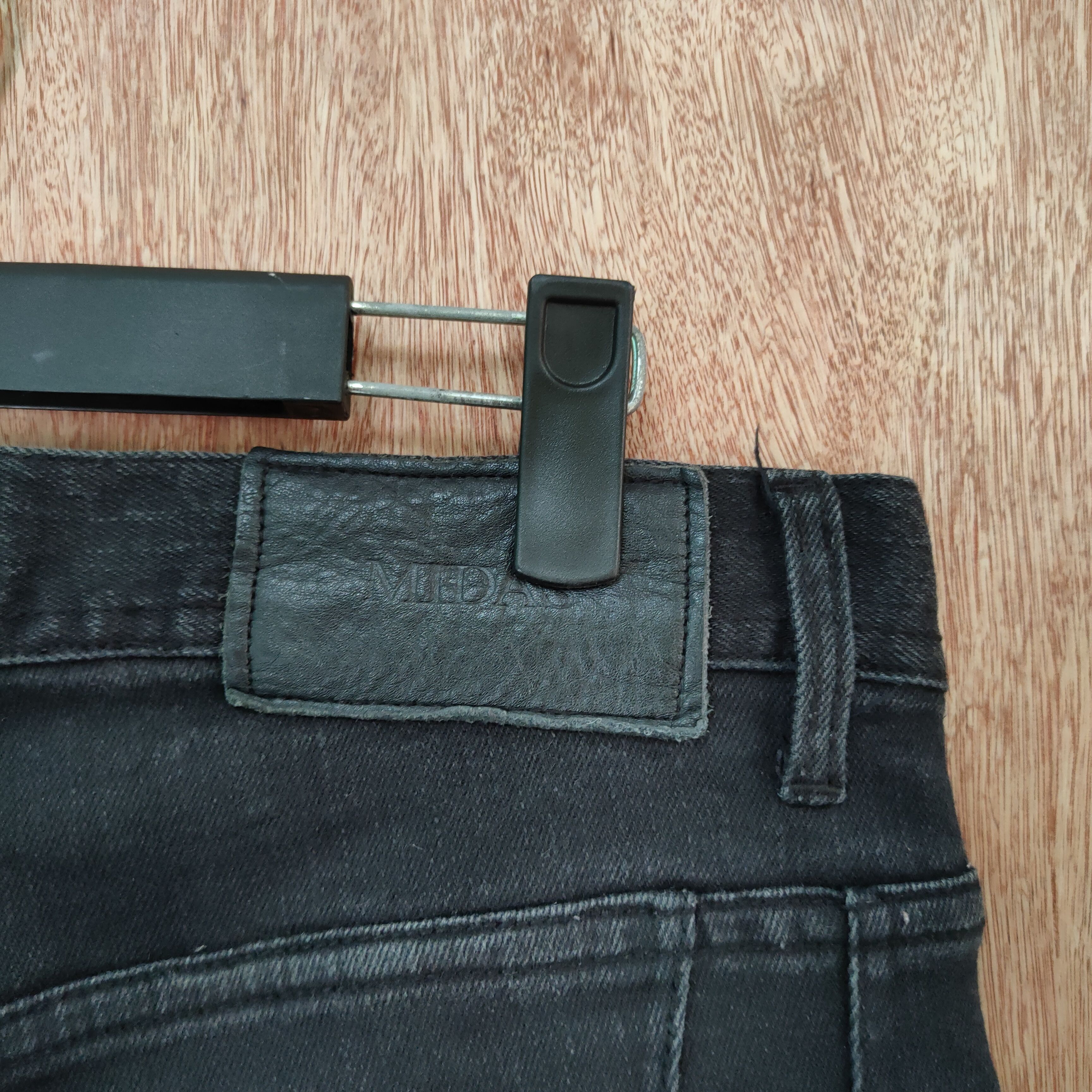 Japanese Brand MIDAS SKINNY JEANS HAGI PATCHWORK DENIM PANTS Size US 32 / EU 48 - 15 Thumbnail