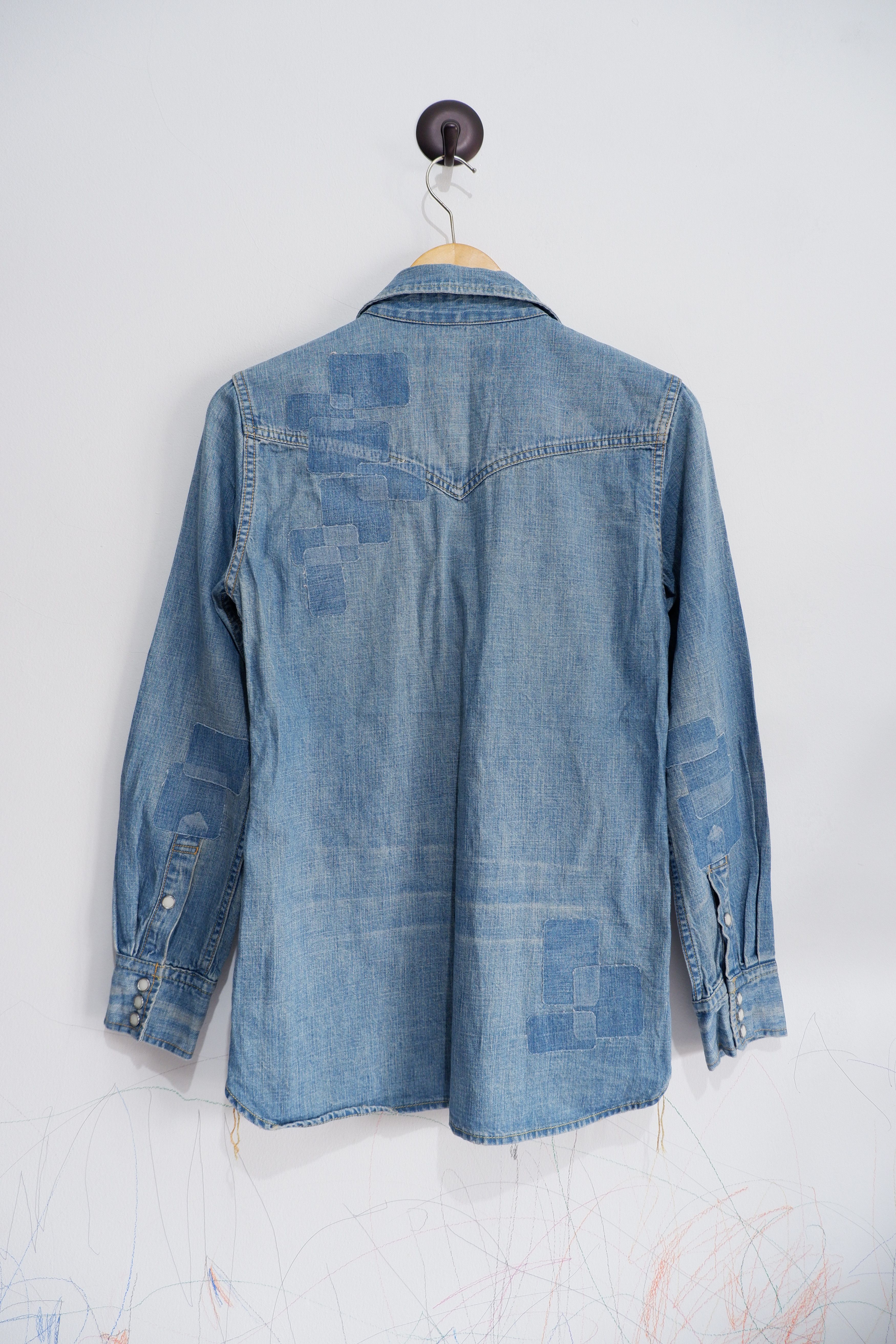 Kapital Vintage Remi Relief Western Patch Shirt Size US M / EU 48-50 / 2 - 2 Thumbnail