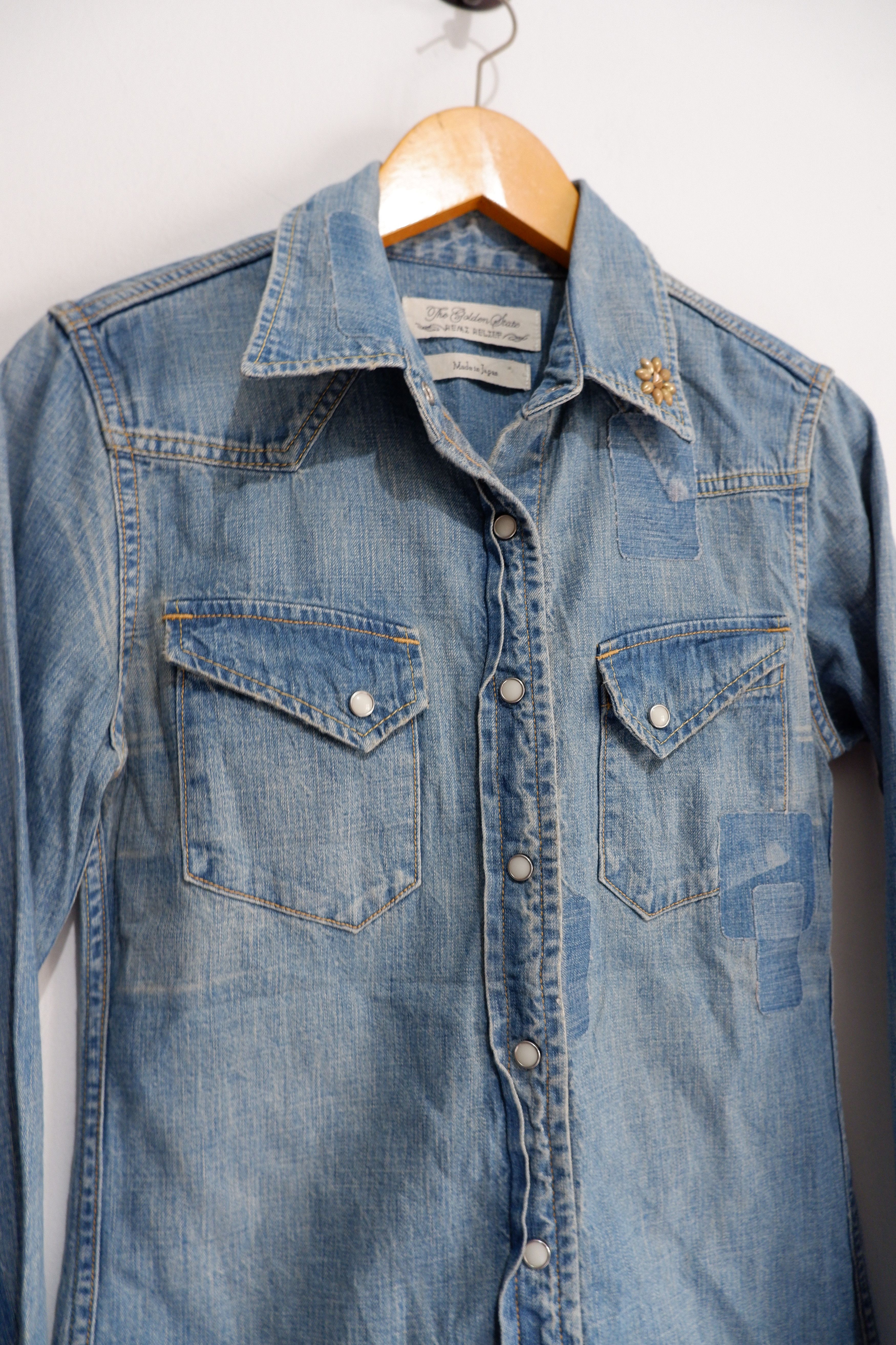 Kapital Vintage Remi Relief Western Patch Shirt Size US M / EU 48-50 / 2 - 3 Thumbnail