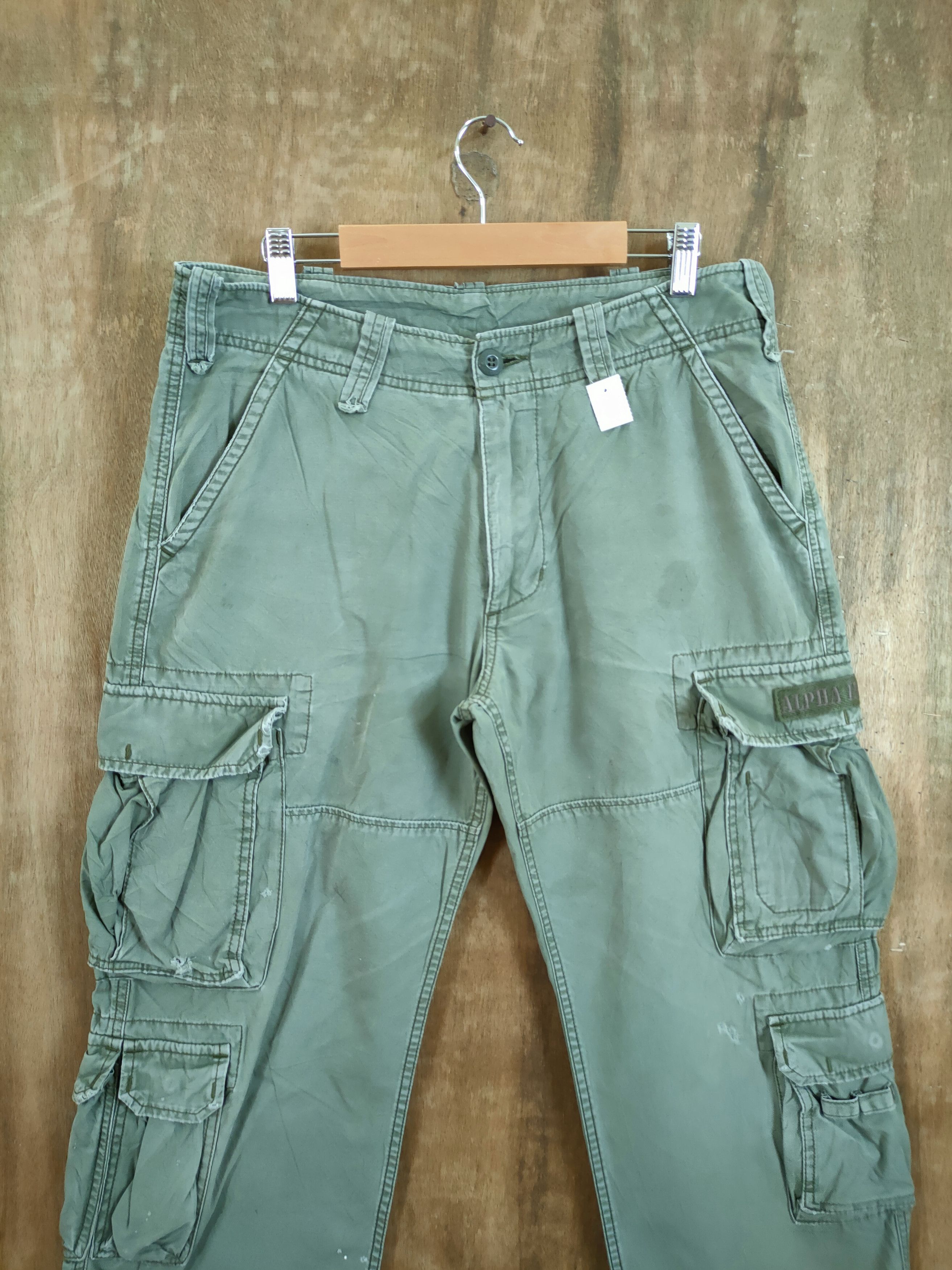 Alpha Industries Alpha Industries mutlipocket utility cargo pants #46-833DL Size US 32 / EU 48 - 3 Thumbnail