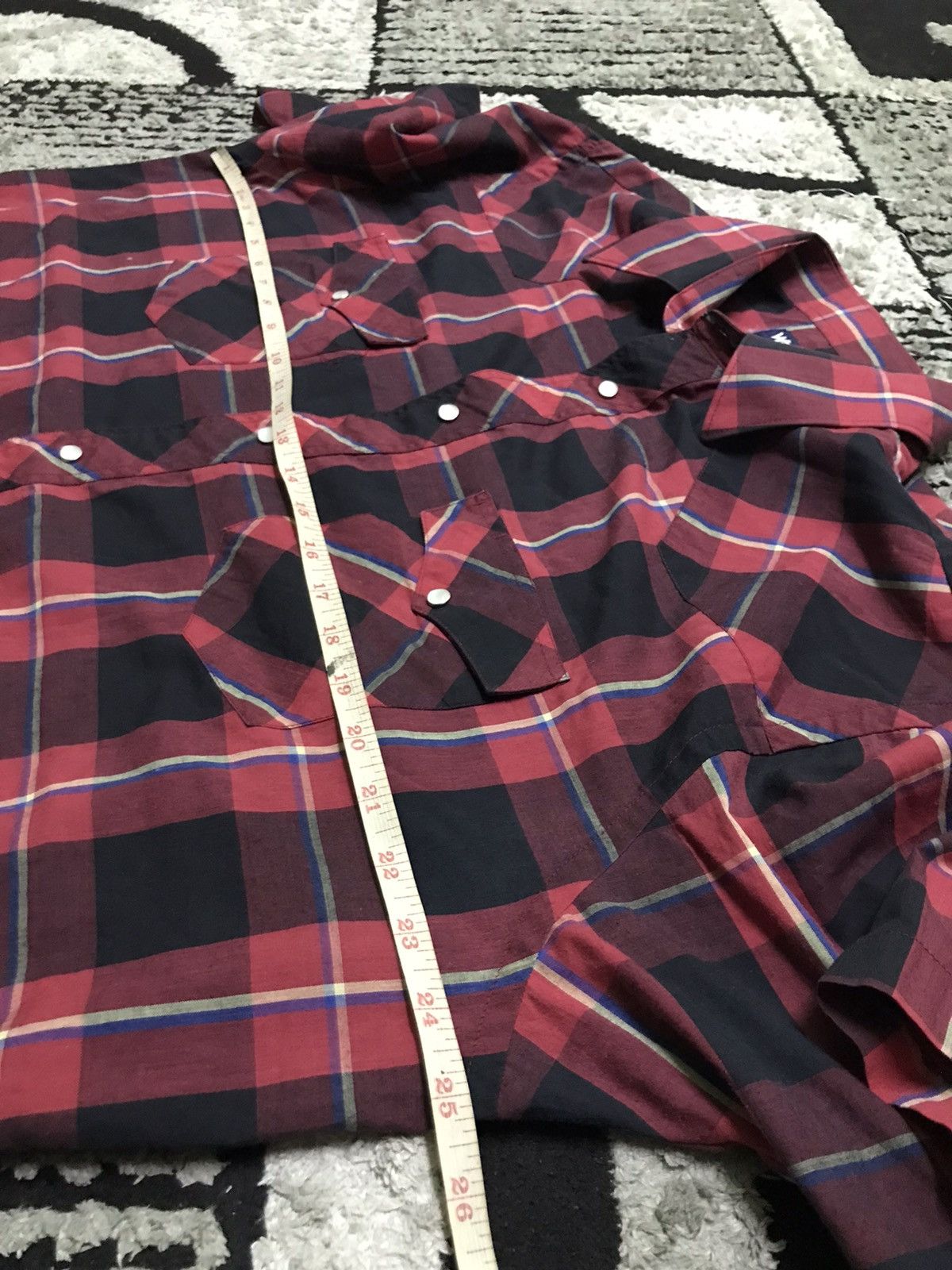 Vintage Vintage wrangler western shirts Size US XL / EU 56 / 4 - 4 Thumbnail