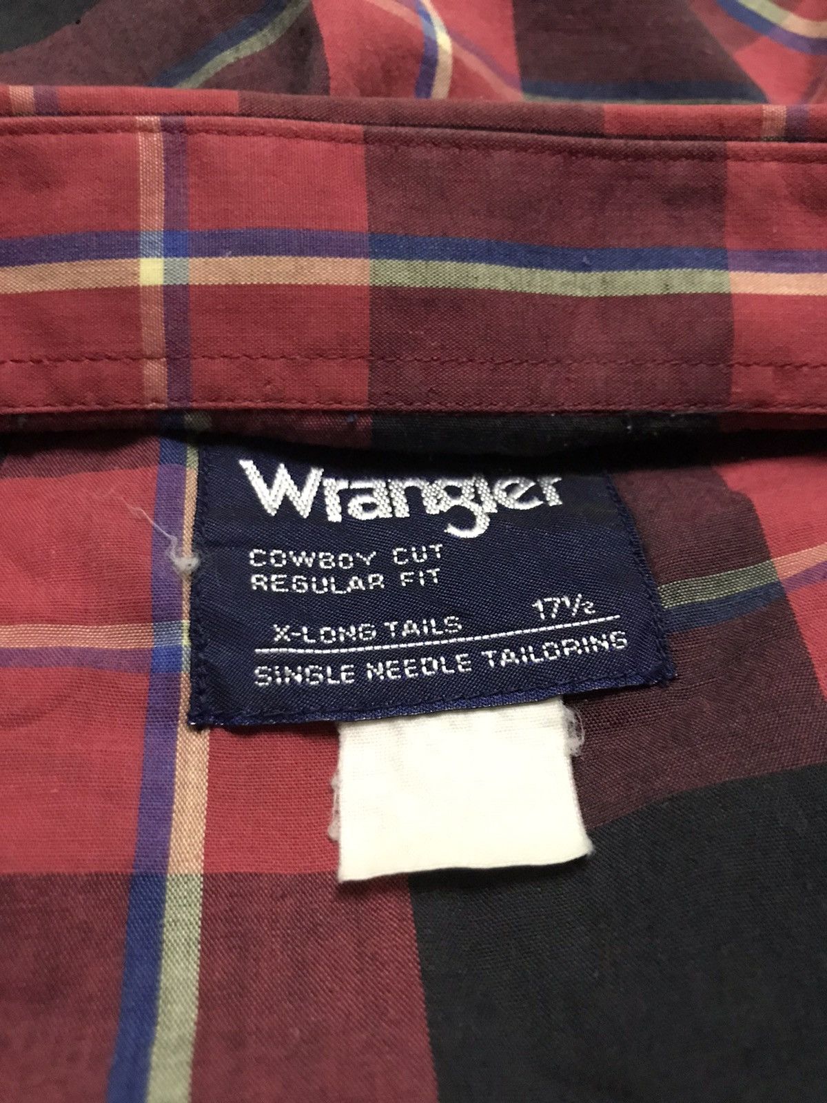 Vintage Vintage wrangler western shirts Size US XL / EU 56 / 4 - 3 Thumbnail