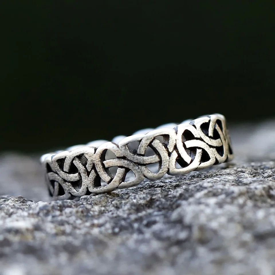 Vintage Retro Vintage Rune Knot Rings Size ONE SIZE - 3 Thumbnail