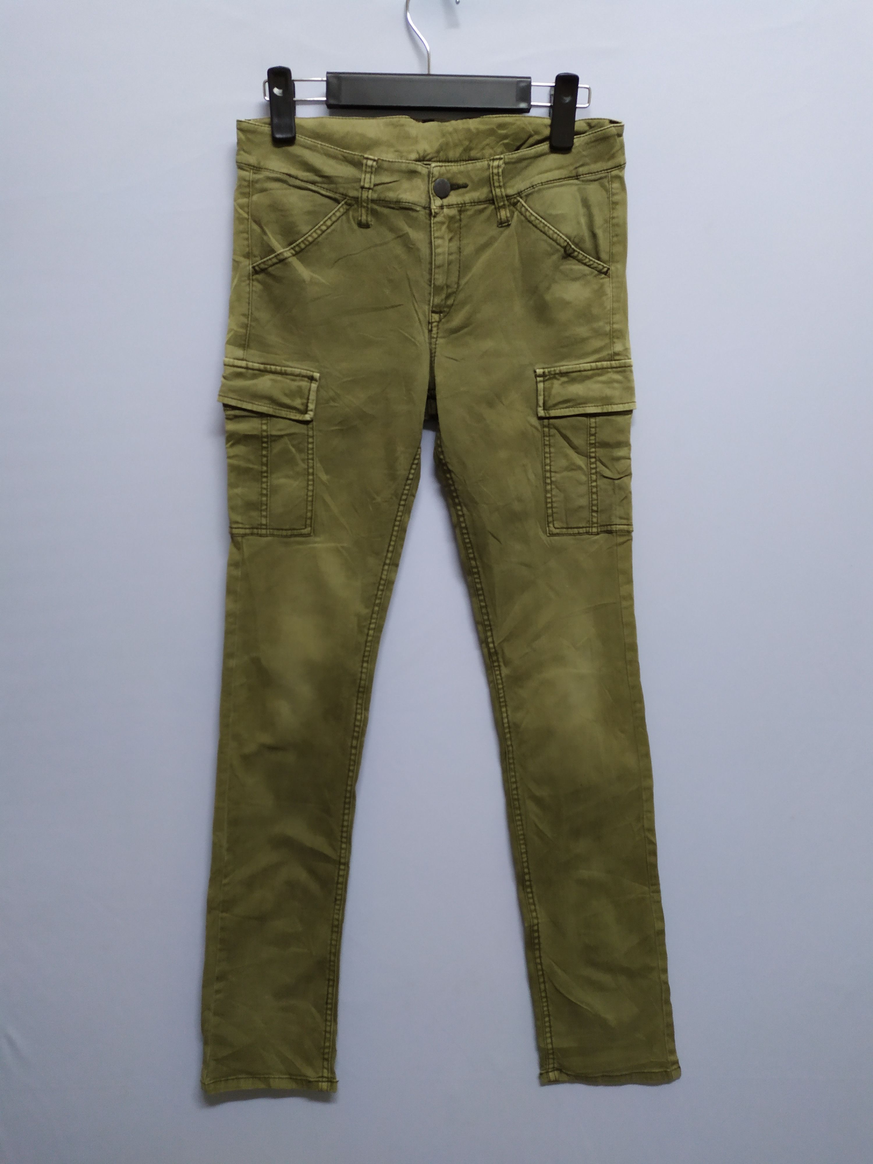 Japanese Brand JAPANESE BRAND SKINNY CARGO PANTS Size US 27 - 1 Thumbnail