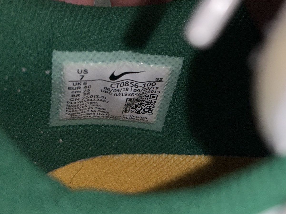 Nike × Off-White Off-White Dunk Lows Pine Green Size US 7 / EU 40 - 14 Thumbnail