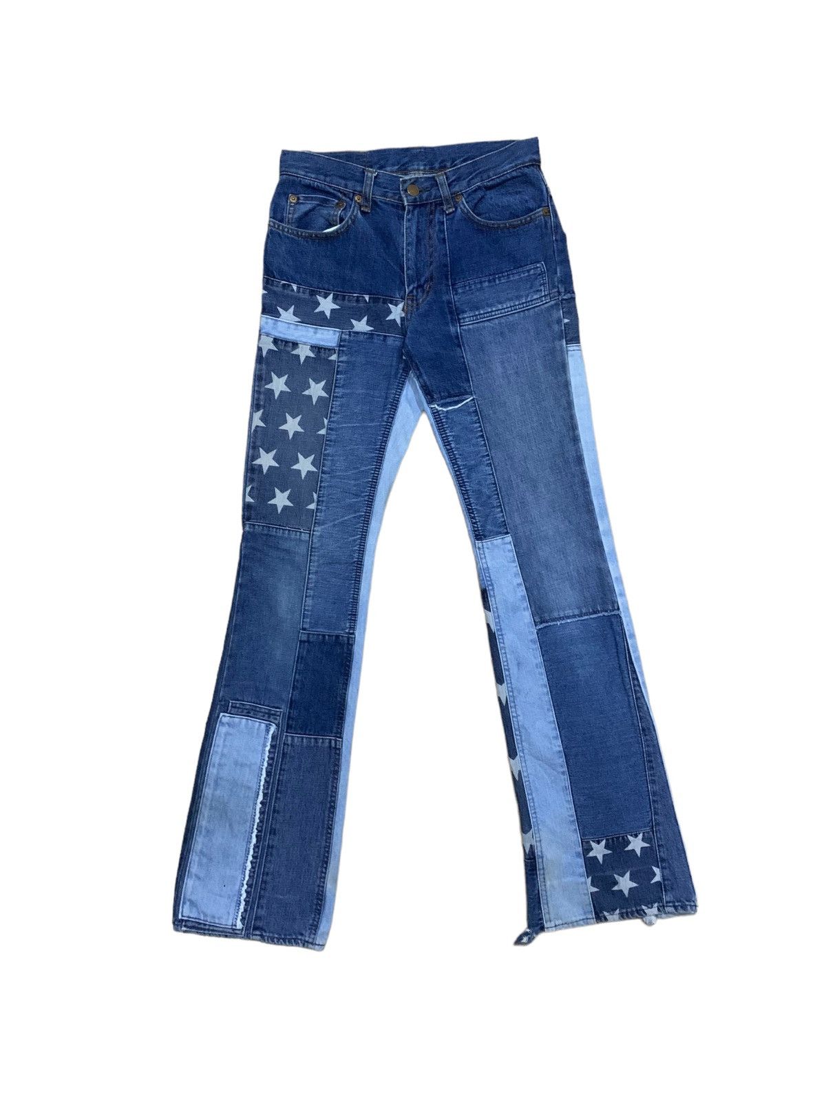 Hysteric Glamour Patch Jeans | Grailed
