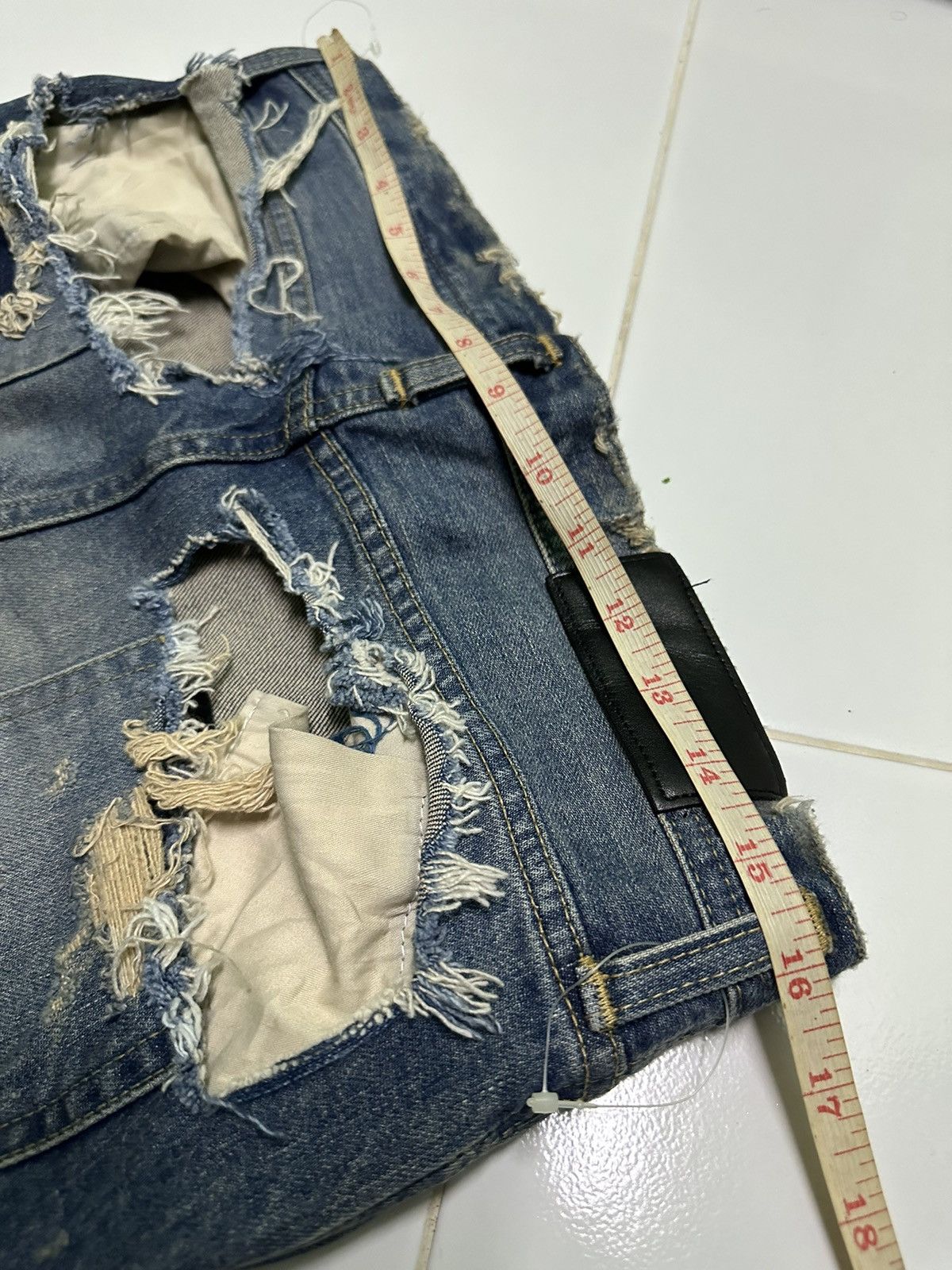 Designer 5351 pour les homme distressed style denim jeans Size US 31 - 7 Thumbnail