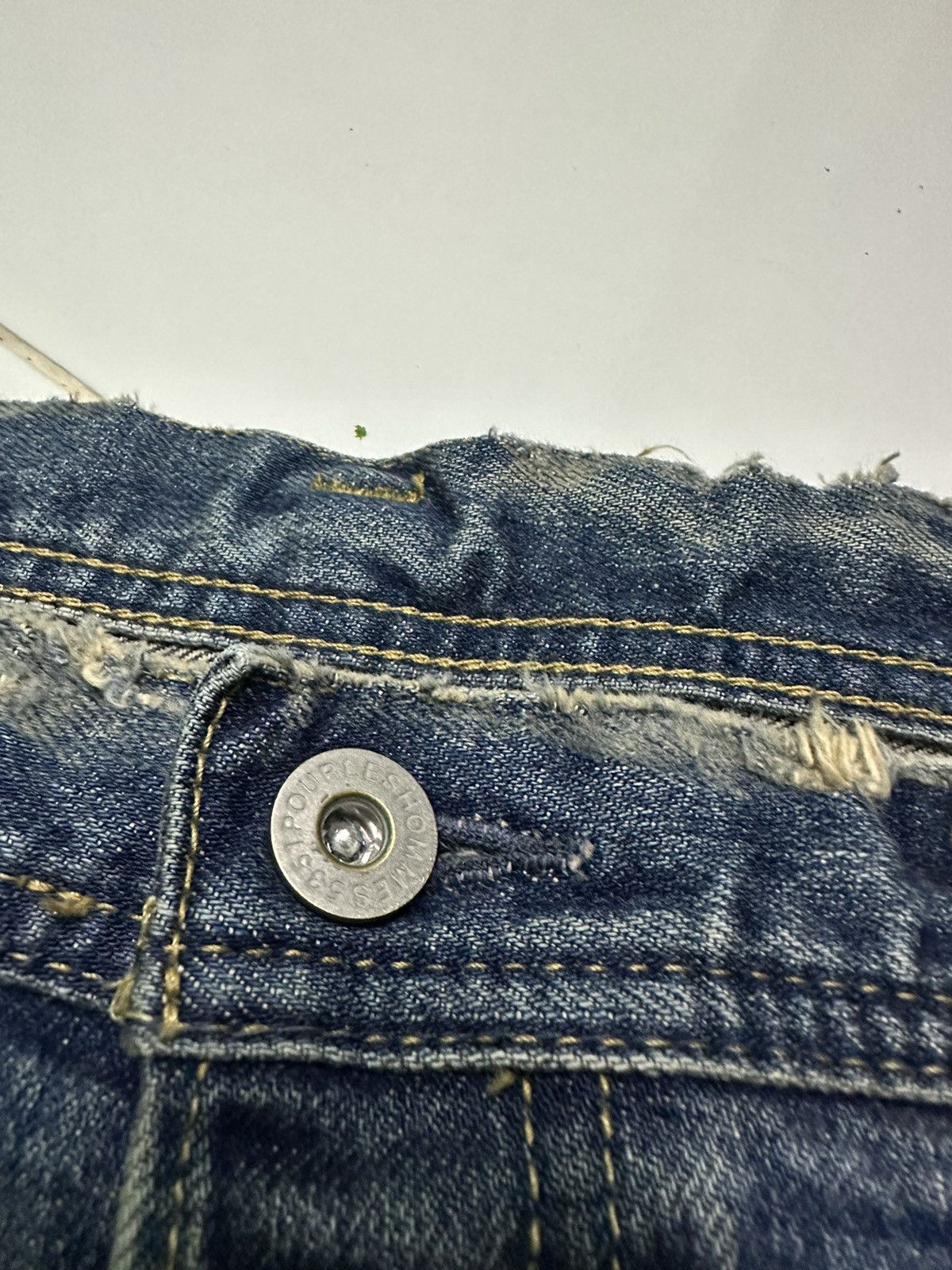 Designer 5351 pour les homme distressed style denim jeans Size US 31 - 3 Thumbnail