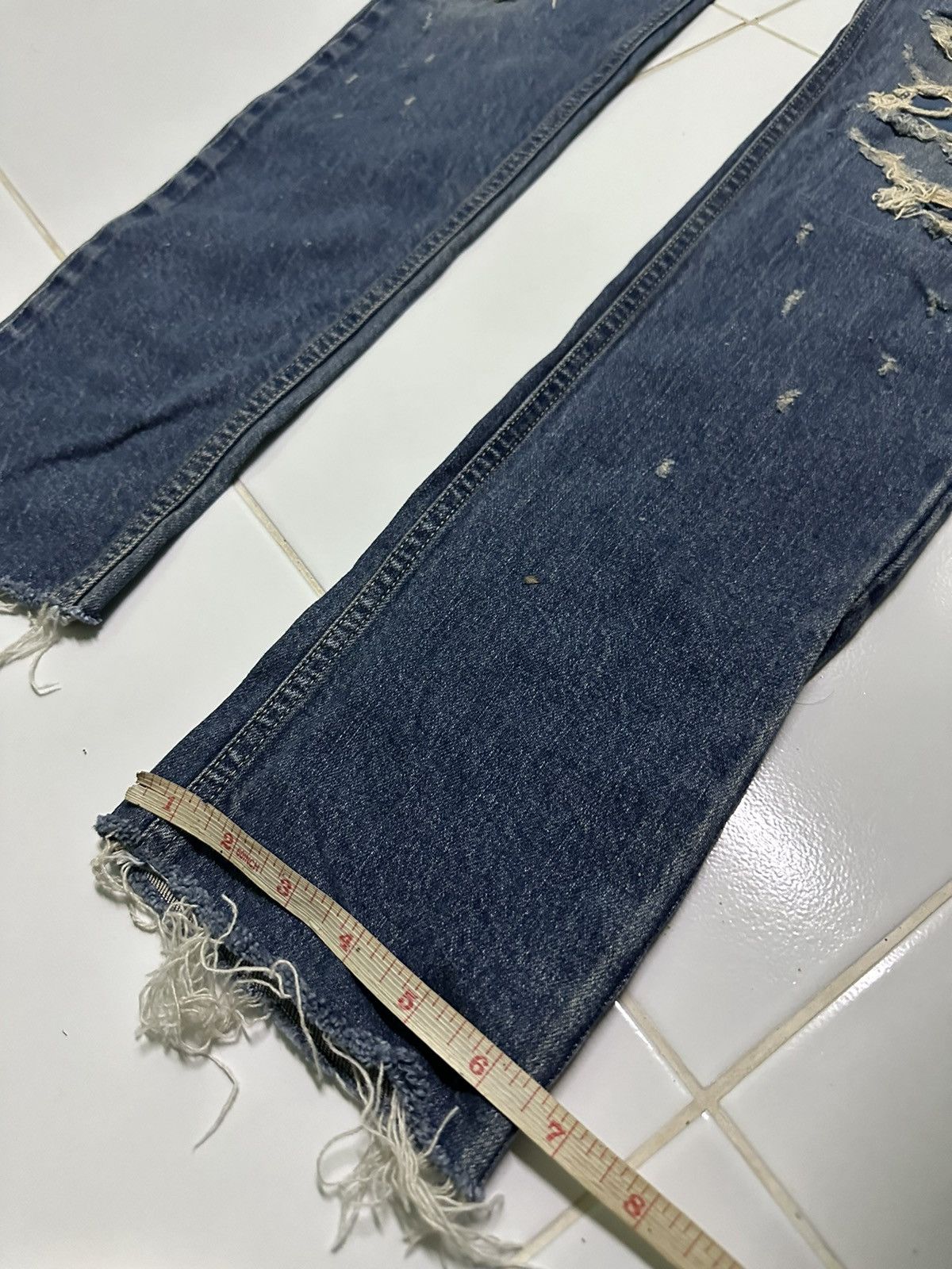 Designer 5351 pour les homme distressed style denim jeans Size US 31 - 10 Thumbnail