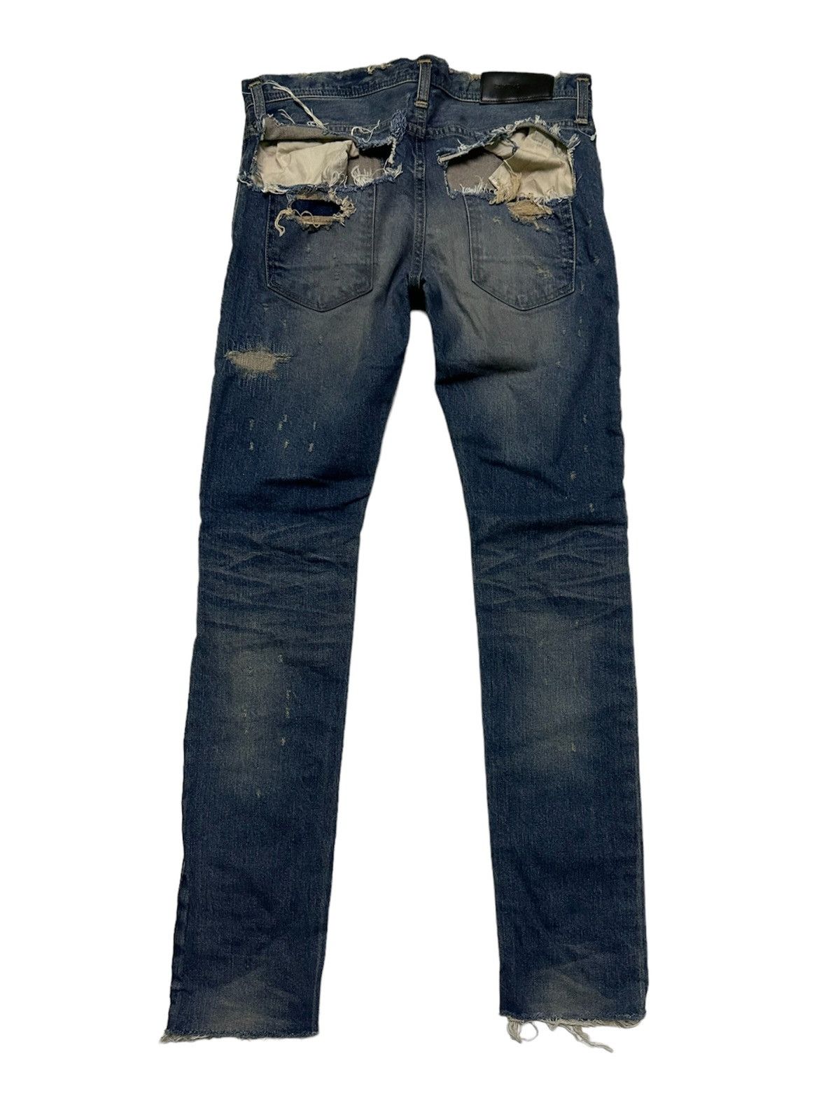 Designer 5351 pour les homme distressed style denim jeans Size US 31 - 2 Thumbnail