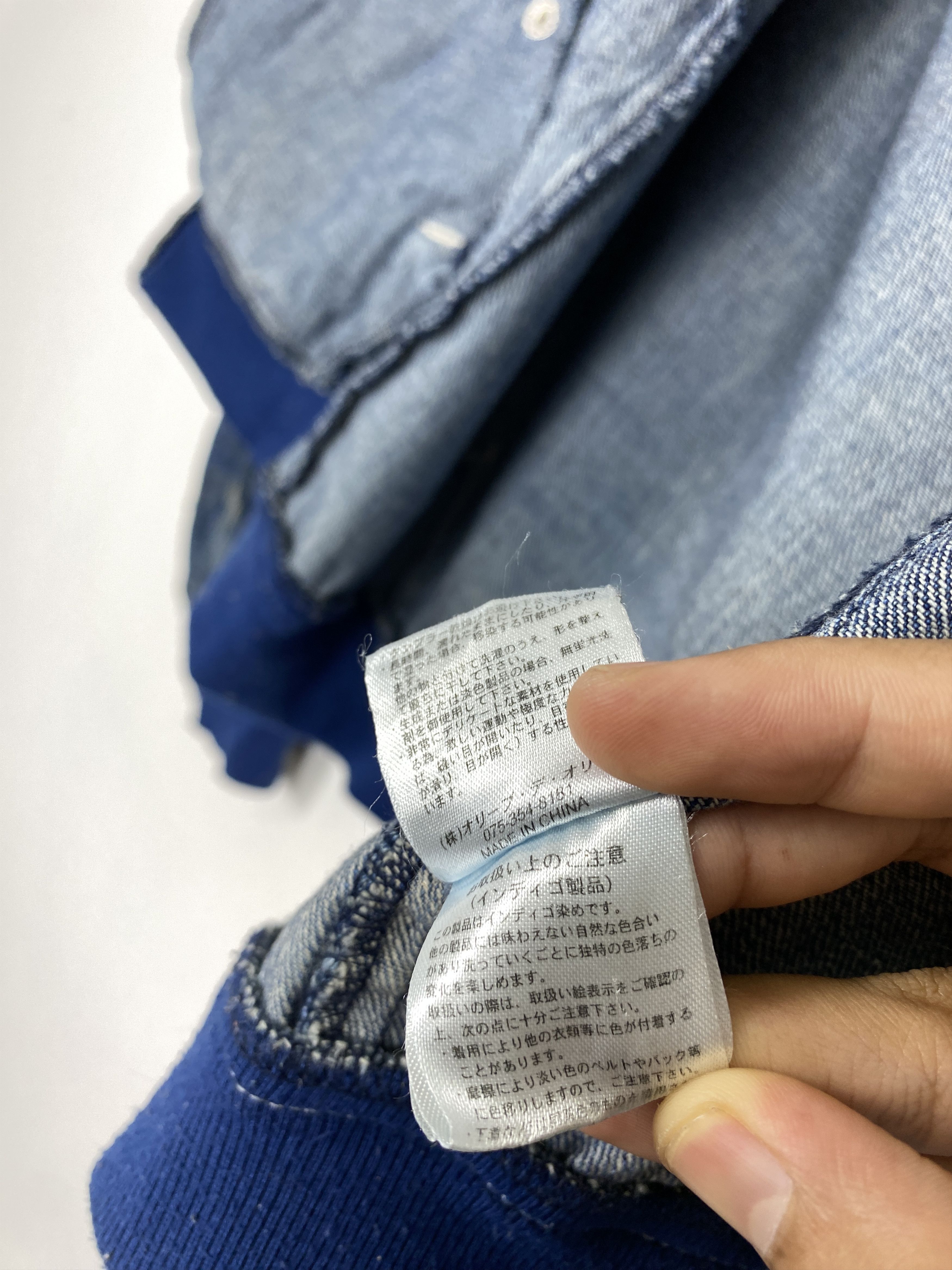 Japanese Brand Vintage Olive des Olive Zip Up Bombers Denim Jacket J1537 Size 3XL / US 20-22 - 10 Thumbnail