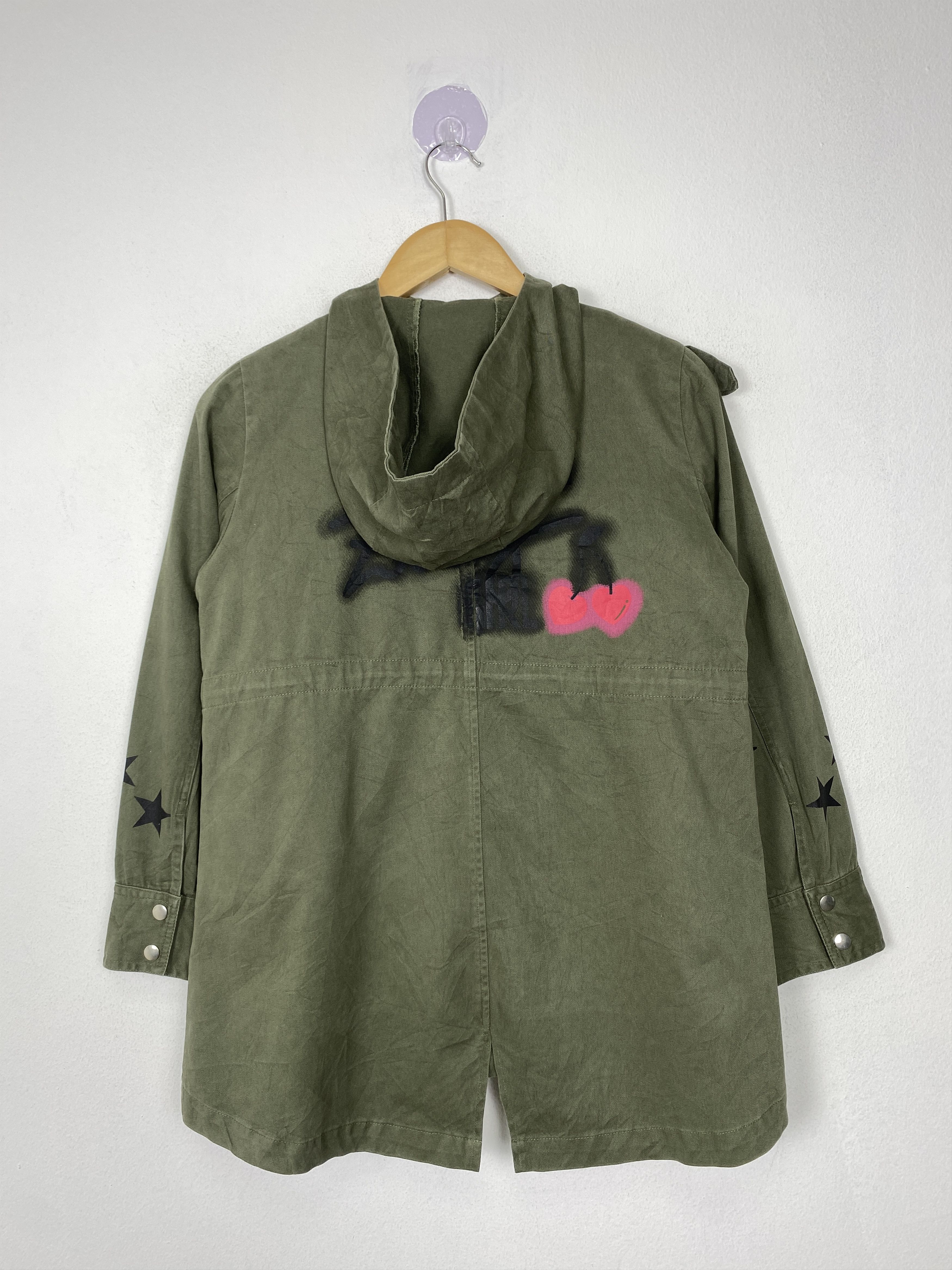 Japanese Brand Vintage Japanese Brand Hoodie Zip Up Parkas Jacket J1541 Size US S / EU 44-46 / 1 - 7 Thumbnail
