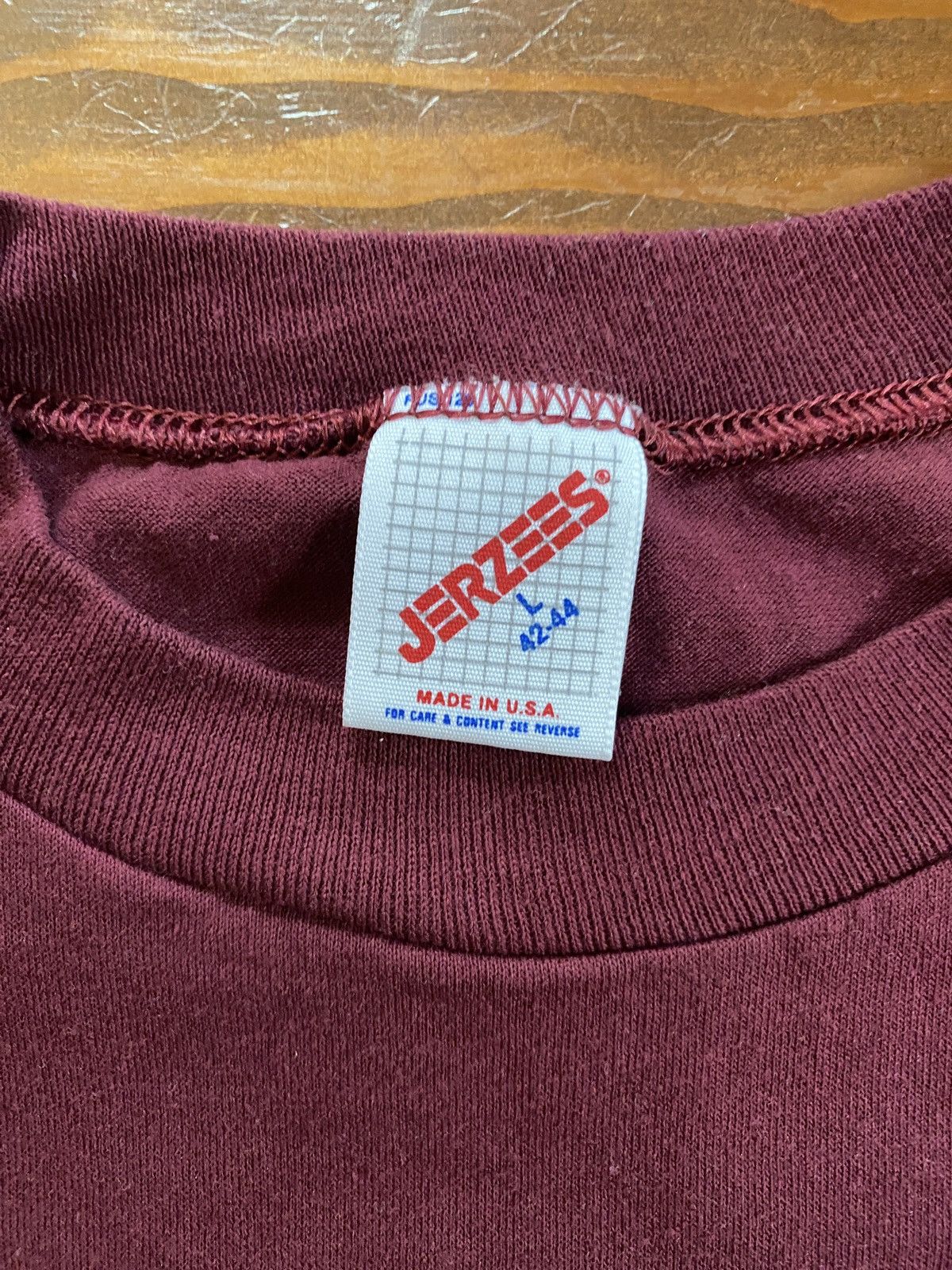 Jerzees Vintage ‘90 Cashier Olympics Single Stitch Sleeves Tee Size US L / EU 52-54 / 3 - 9 Thumbnail