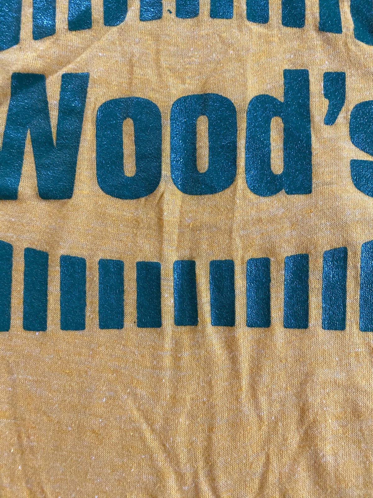 Vintage Vintage 80’s Wood’s College Lane Thin Single Stitch Tee Size US S / EU 44-46 / 1 - 6 Thumbnail