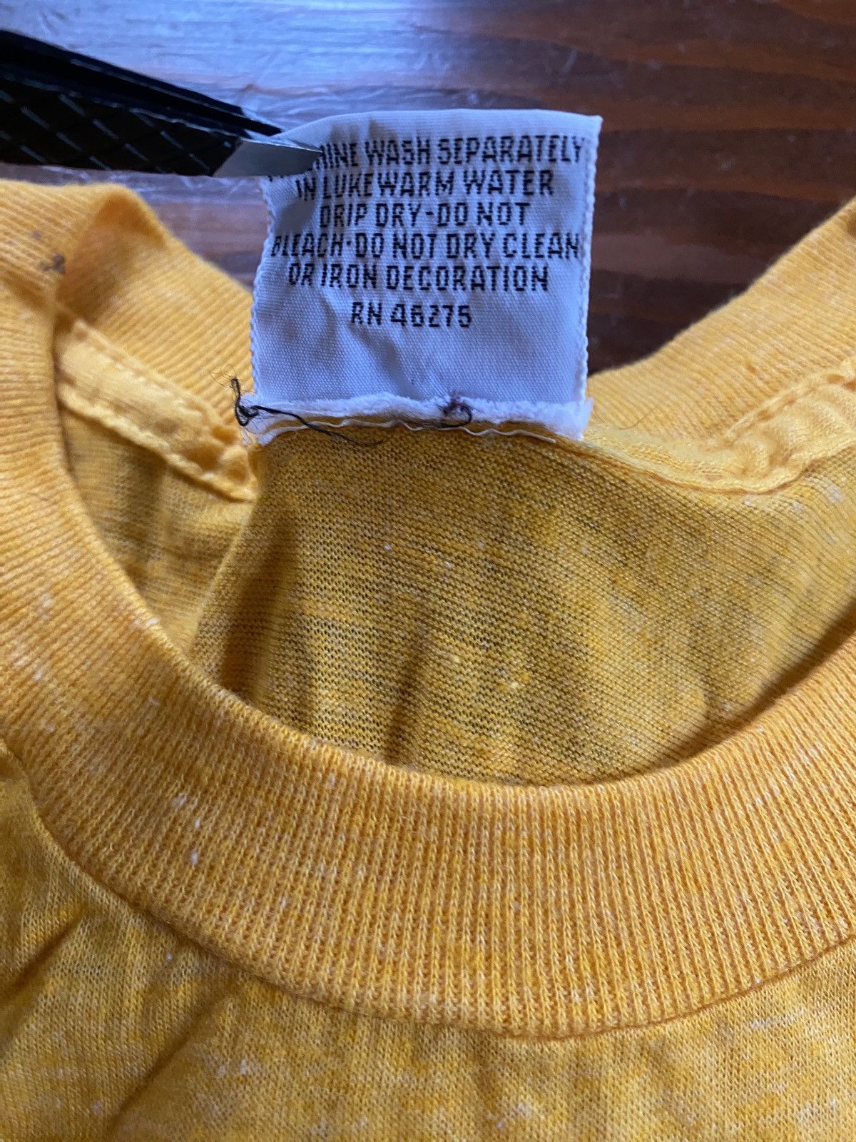 Vintage Vintage 80’s Wood’s College Lane Thin Single Stitch Tee Size US S / EU 44-46 / 1 - 11 Thumbnail
