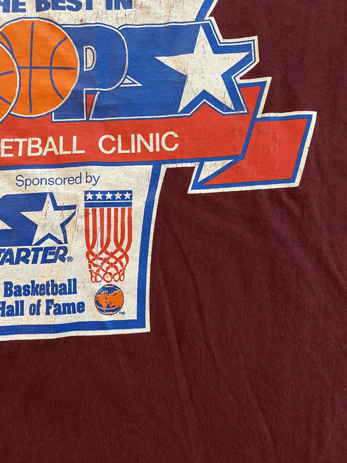 Starter Vintage 90’s Starter Basketball Hall Fame Single Stitch Tee Size US S / EU 44-46 / 1 - 7 Thumbnail