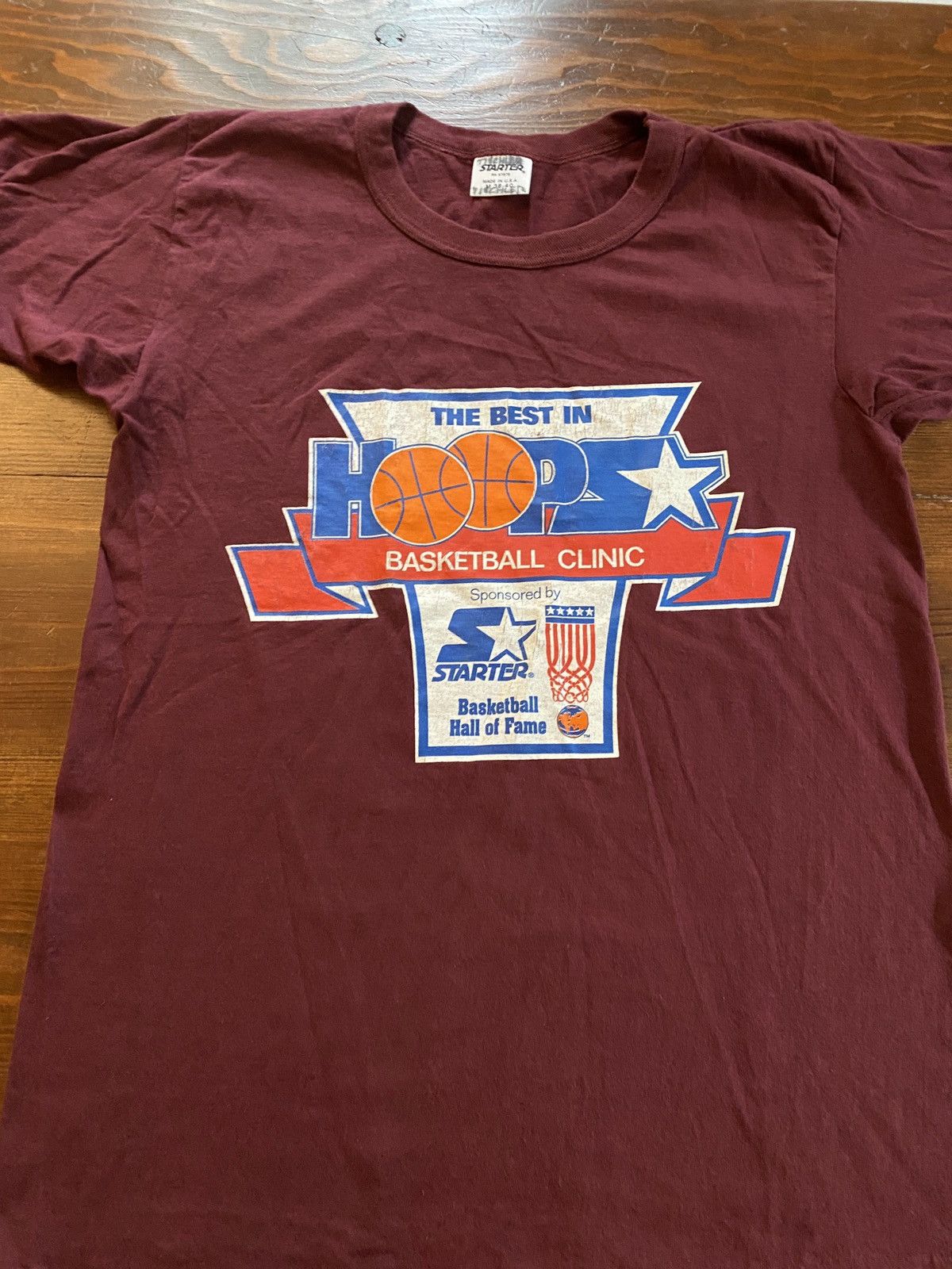 Starter Vintage 90’s Starter Basketball Hall Fame Single Stitch Tee Size US S / EU 44-46 / 1 - 3 Thumbnail
