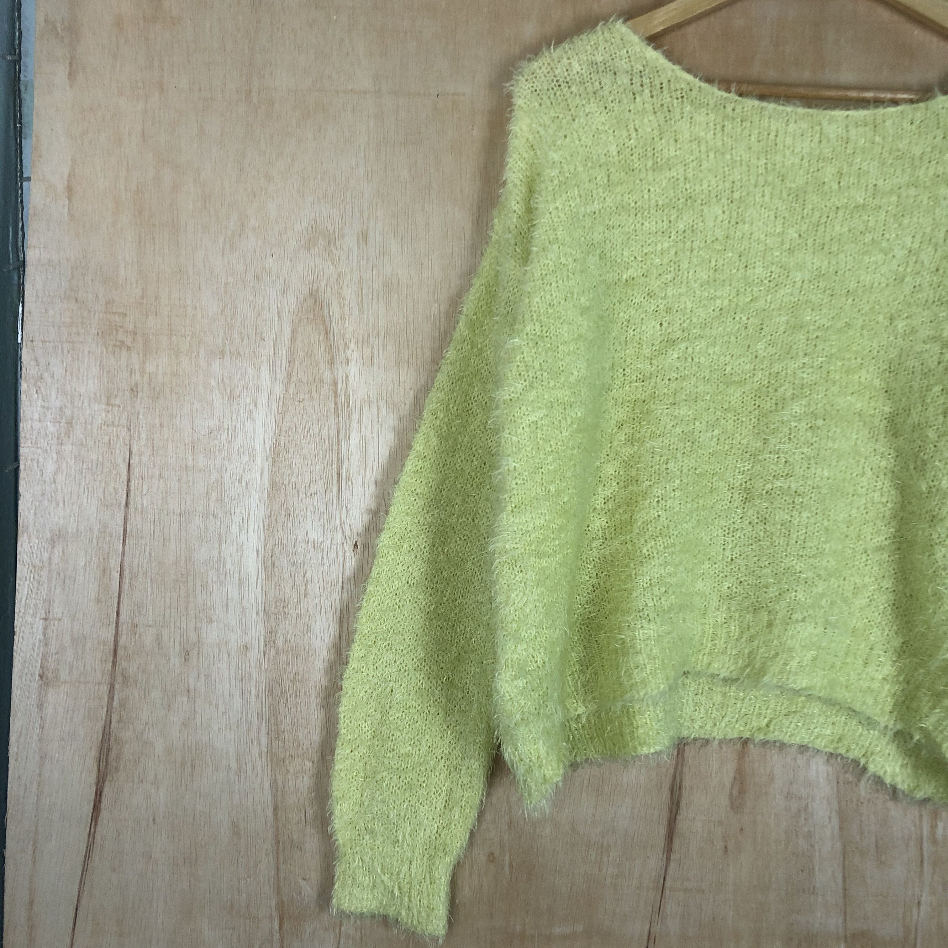 Homespun Knitwear DL GU mohair soft fur shag shaggy knitwear #c021DL Size US XL / EU 56 / 4 - 2 Thumbnail