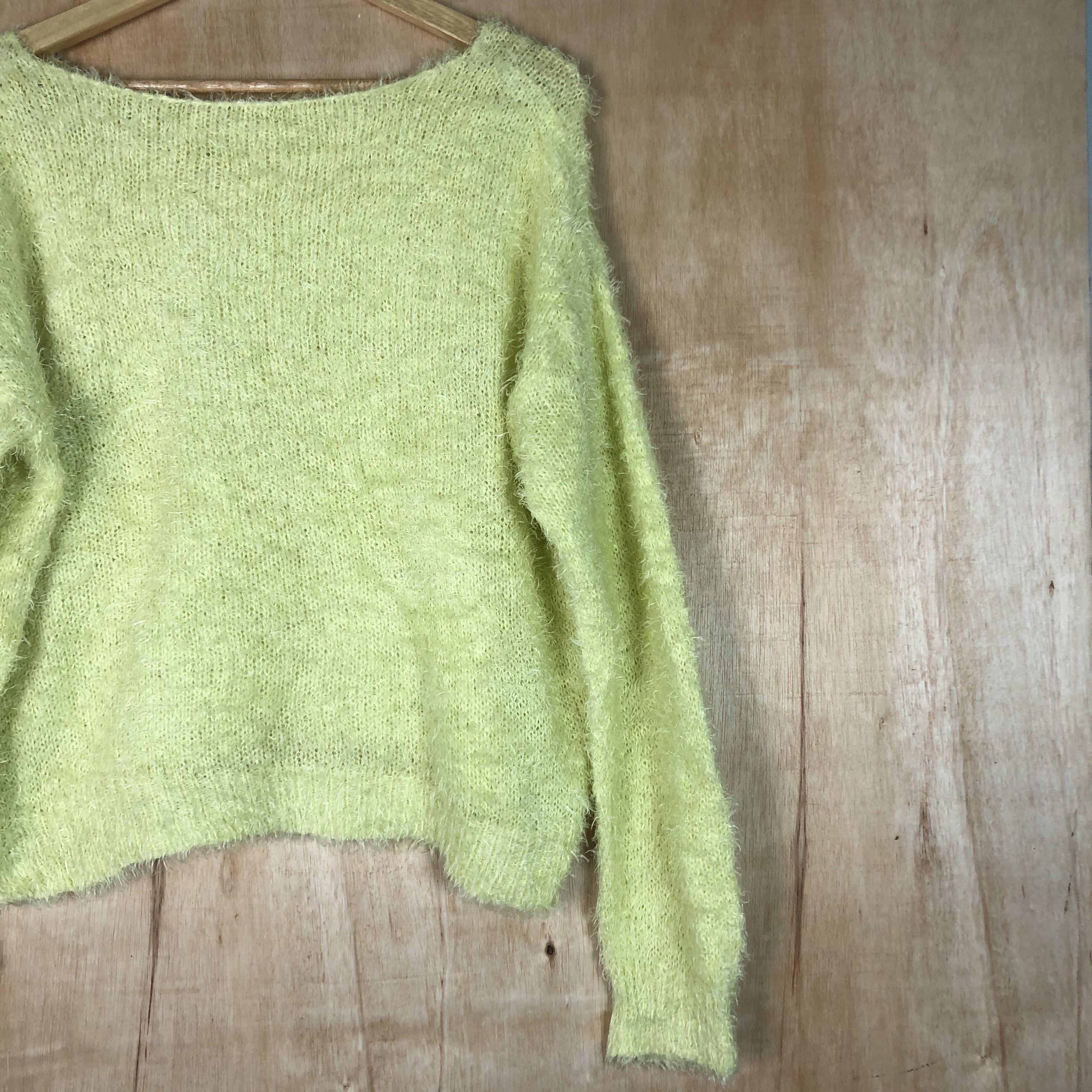 Homespun Knitwear DL GU mohair soft fur shag shaggy knitwear #c021DL Size US XL / EU 56 / 4 - 9 Thumbnail