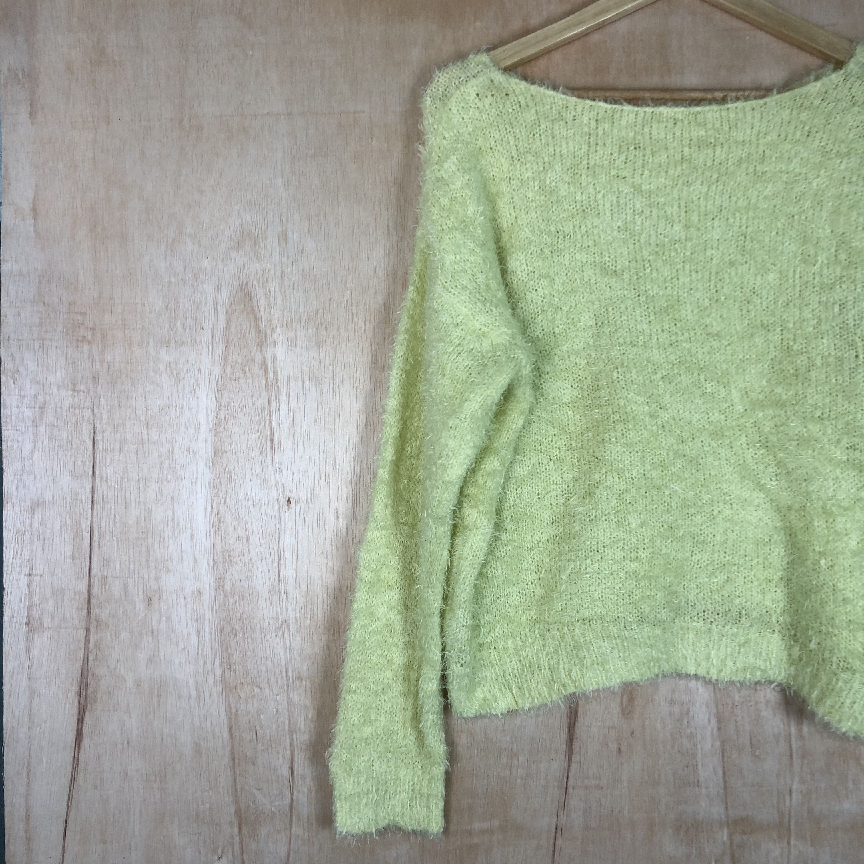Homespun Knitwear DL GU mohair soft fur shag shaggy knitwear #c021DL Size US XL / EU 56 / 4 - 10 Thumbnail