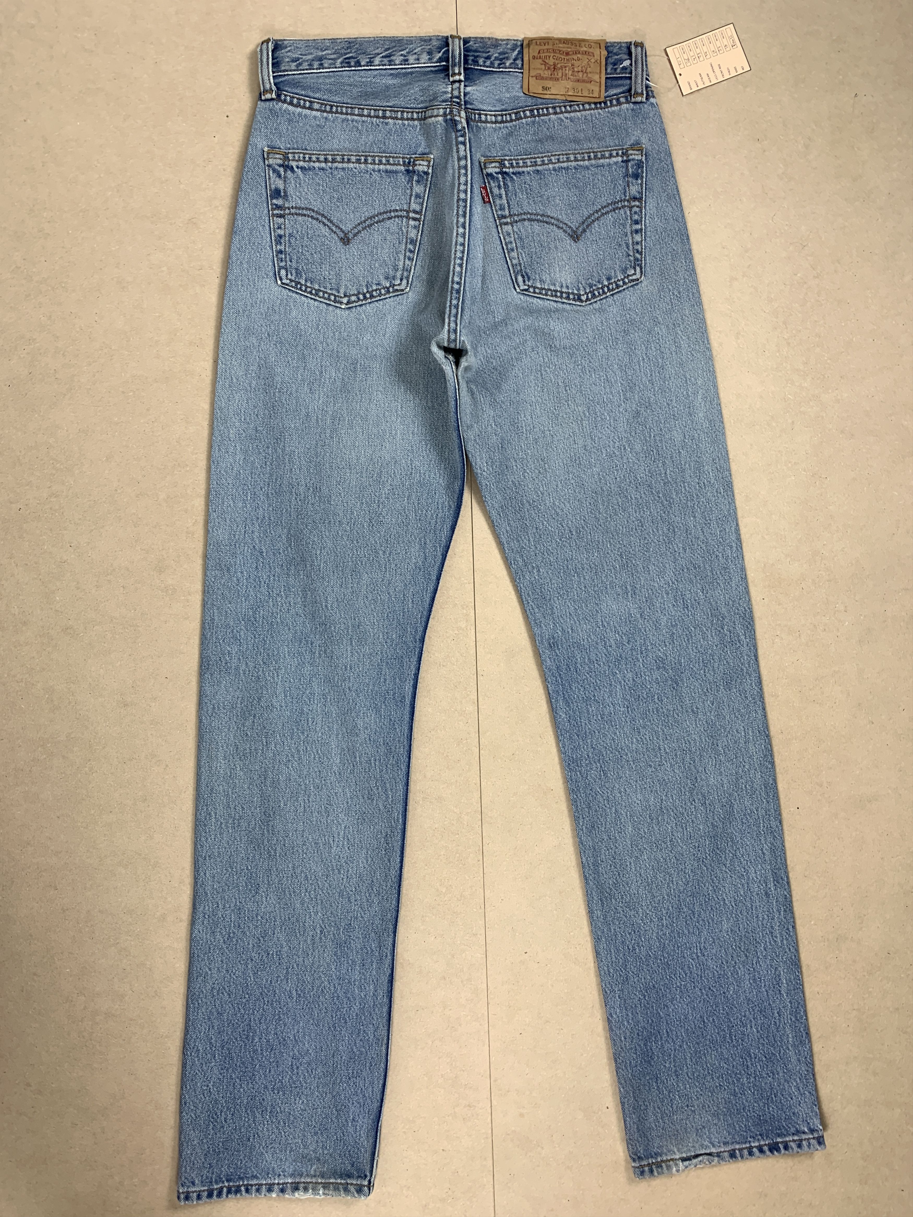 Levi's Vintage 90s LEVI'S 501 Faded Jeans P0112 Size US 32 / EU 48 - 5 Thumbnail