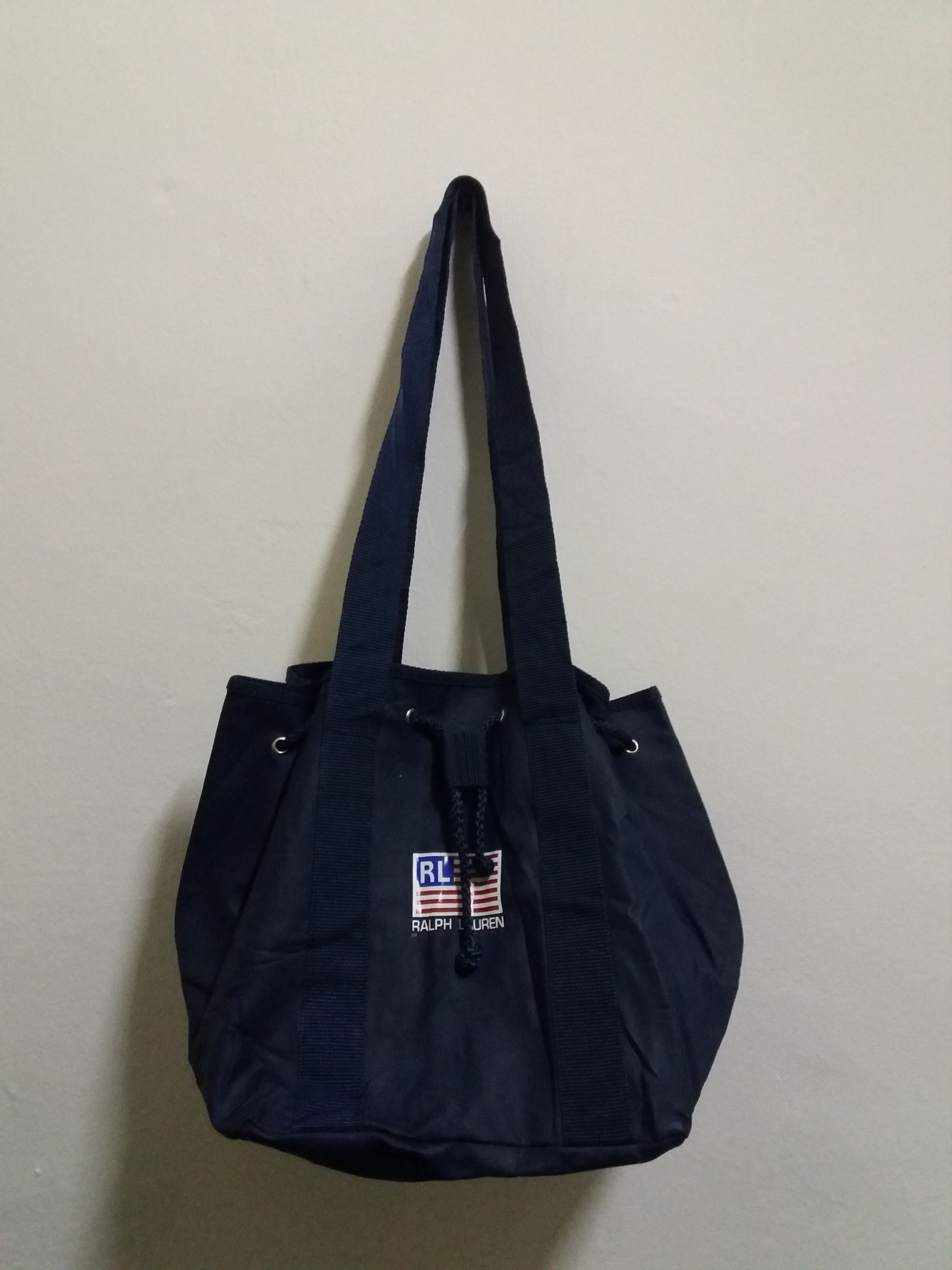 Polo Ralph Lauren Tote bag polo ralph laure big flag dark blue | Grailed