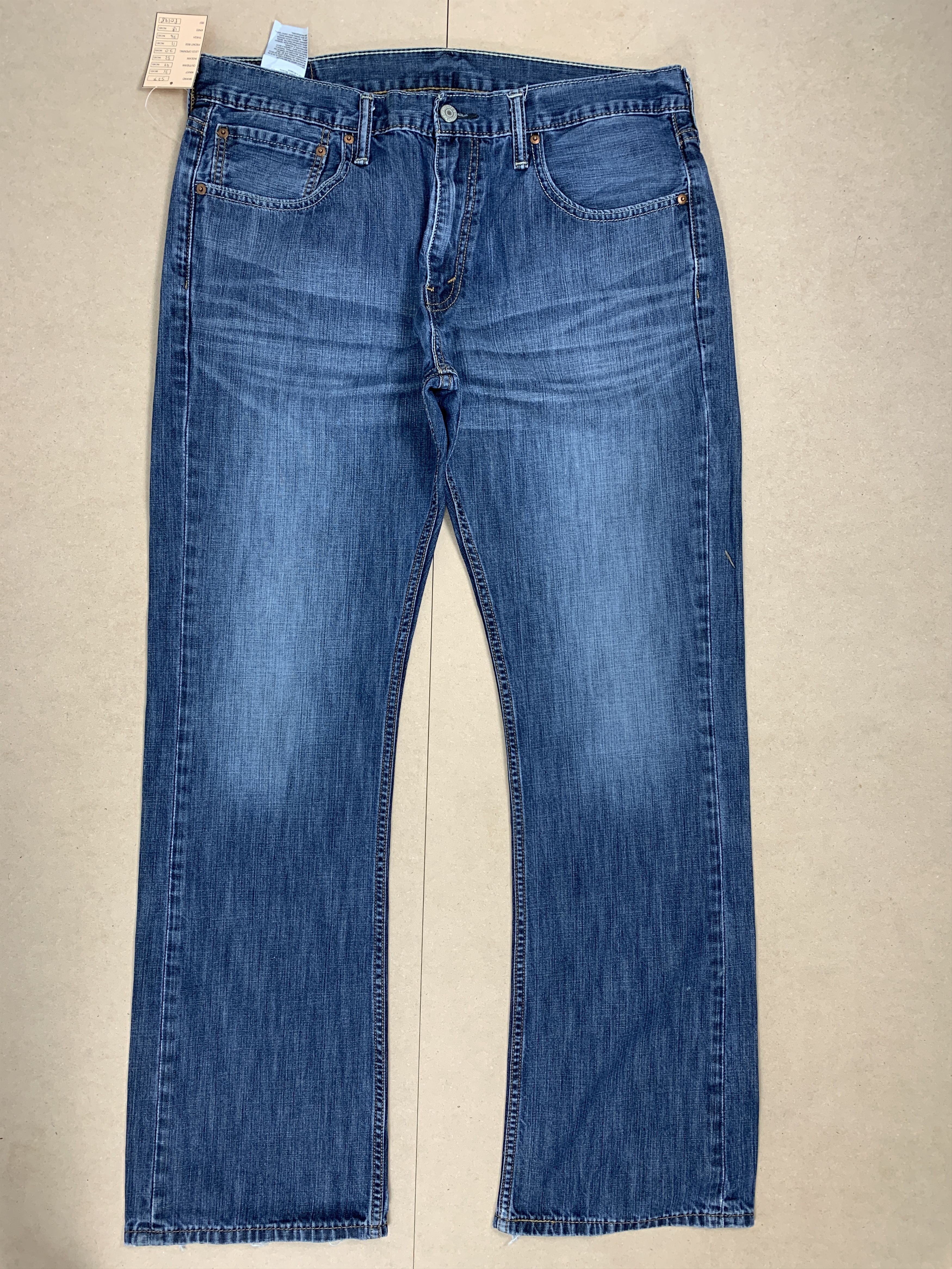 Levi's Vintage LEVI'S 527 Flared Bootcut Faded Mid Blue Jeans Size US 35 - 1 Thumbnail