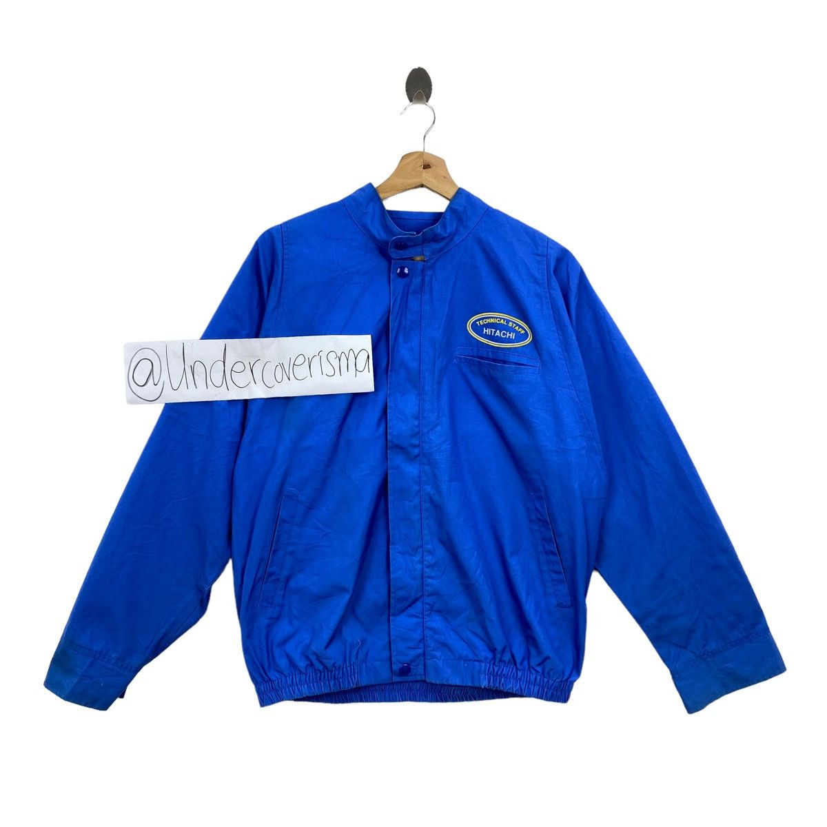 Japanese Brand HITACHI Japanese Brand Technical Staff Blue Bomber Jacket Size US L / EU 52-54 / 3 - 3 Thumbnail