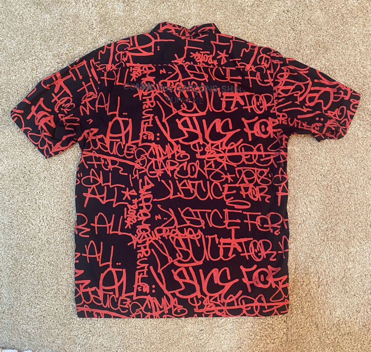 Comme des Garcons Supreme Comme Des Garcons Black Red Zip Up Shirt Large Size US L / EU 52-54 / 3 - 2 Thumbnail