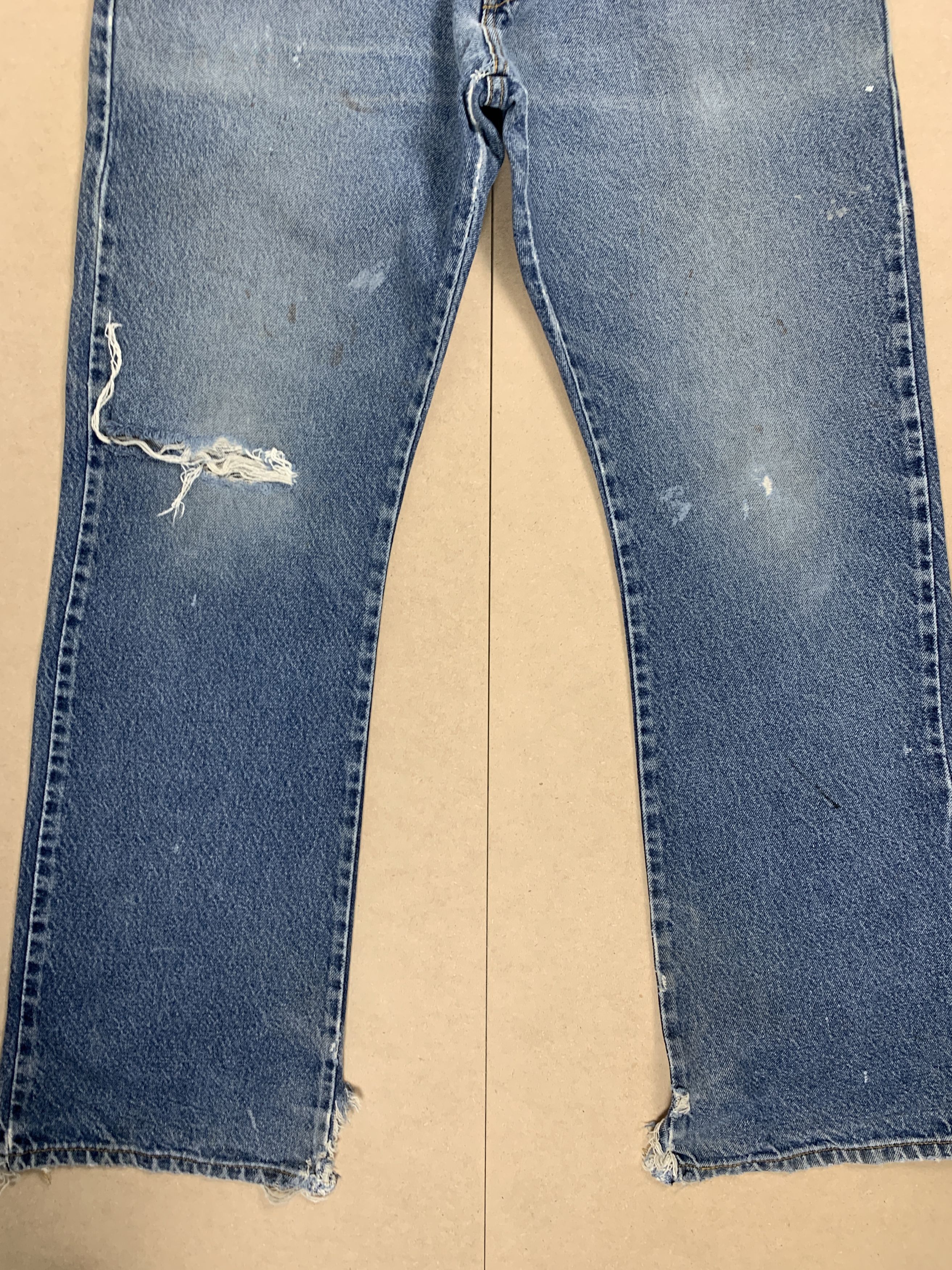 Levi's Vintage LEVI'S 517 Flared Bootcut Distressed Jeans P0360 Size US 36 / EU 52 - 4 Thumbnail