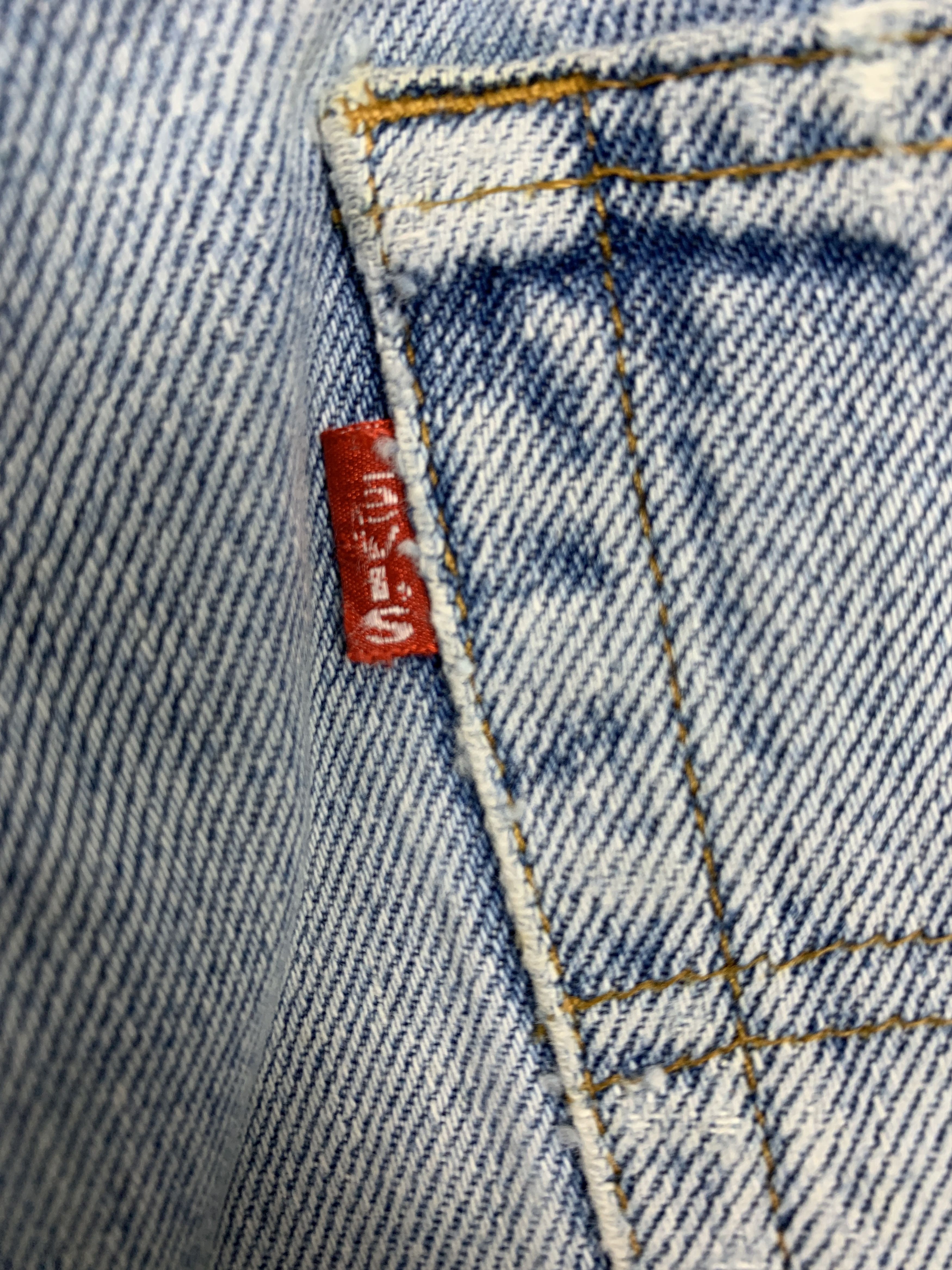 Levi's Vintage 80s LEVI'S 501 Faded Straight Cut Jeans P0134 Size US 31 - 15 Thumbnail